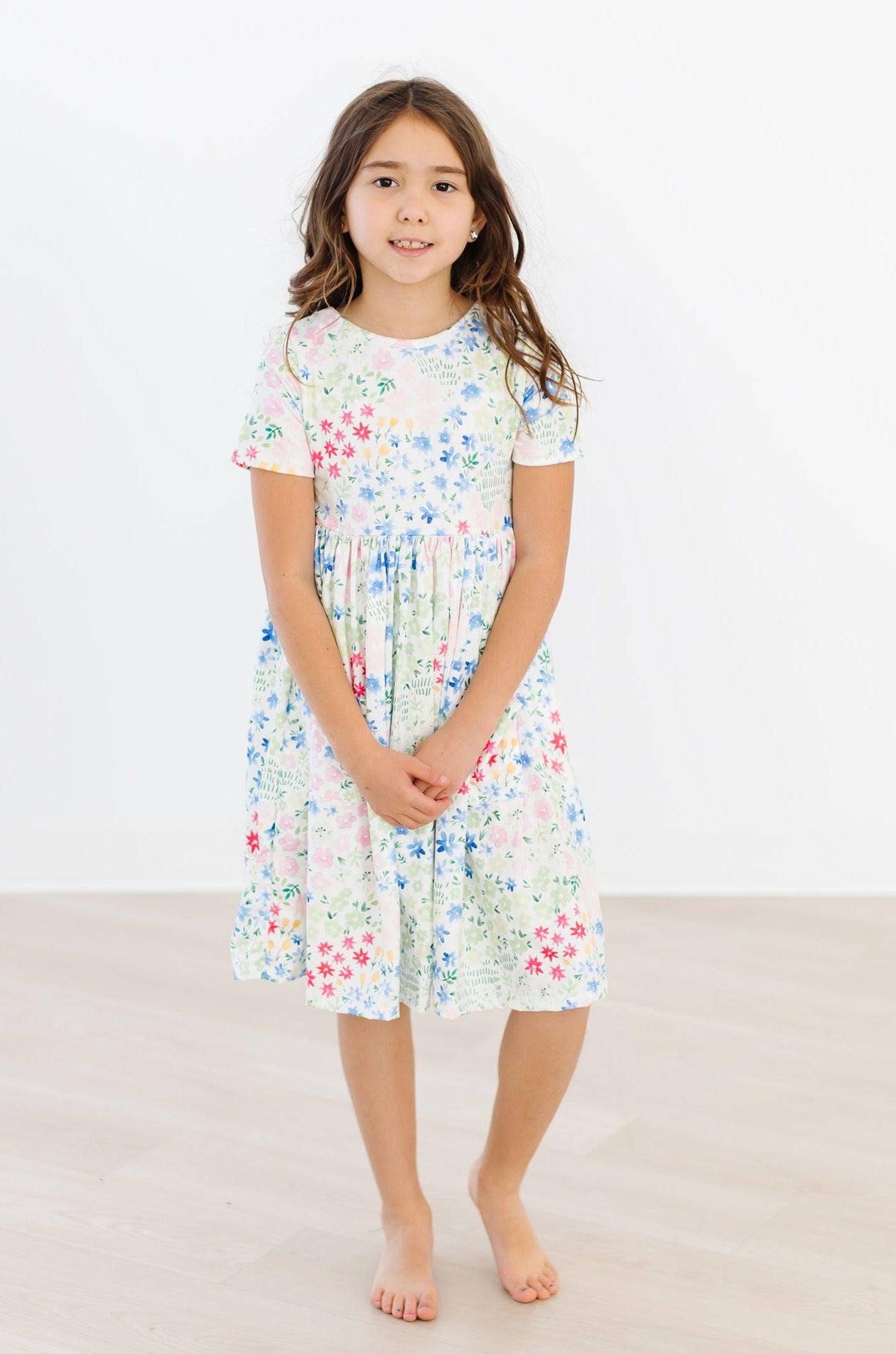Sunshine Meadows Dress in Pastel- Infant & Girls (6/12-9/10)
