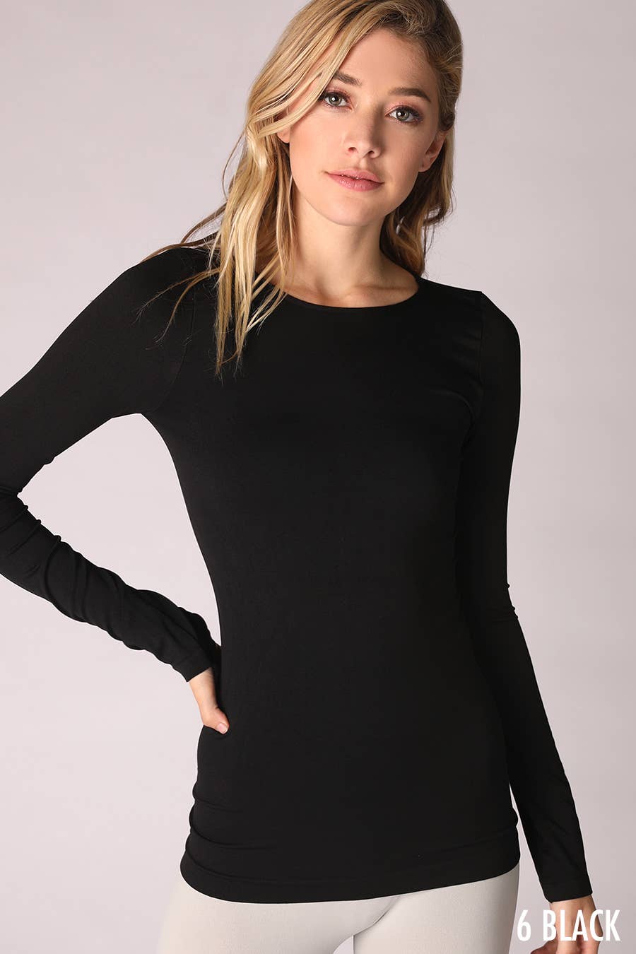 Elena Top in Black- One Size