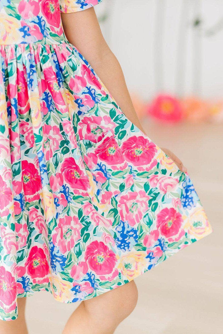 Wildflower Wishes Dress in Multi- Girls (2T-9/10)