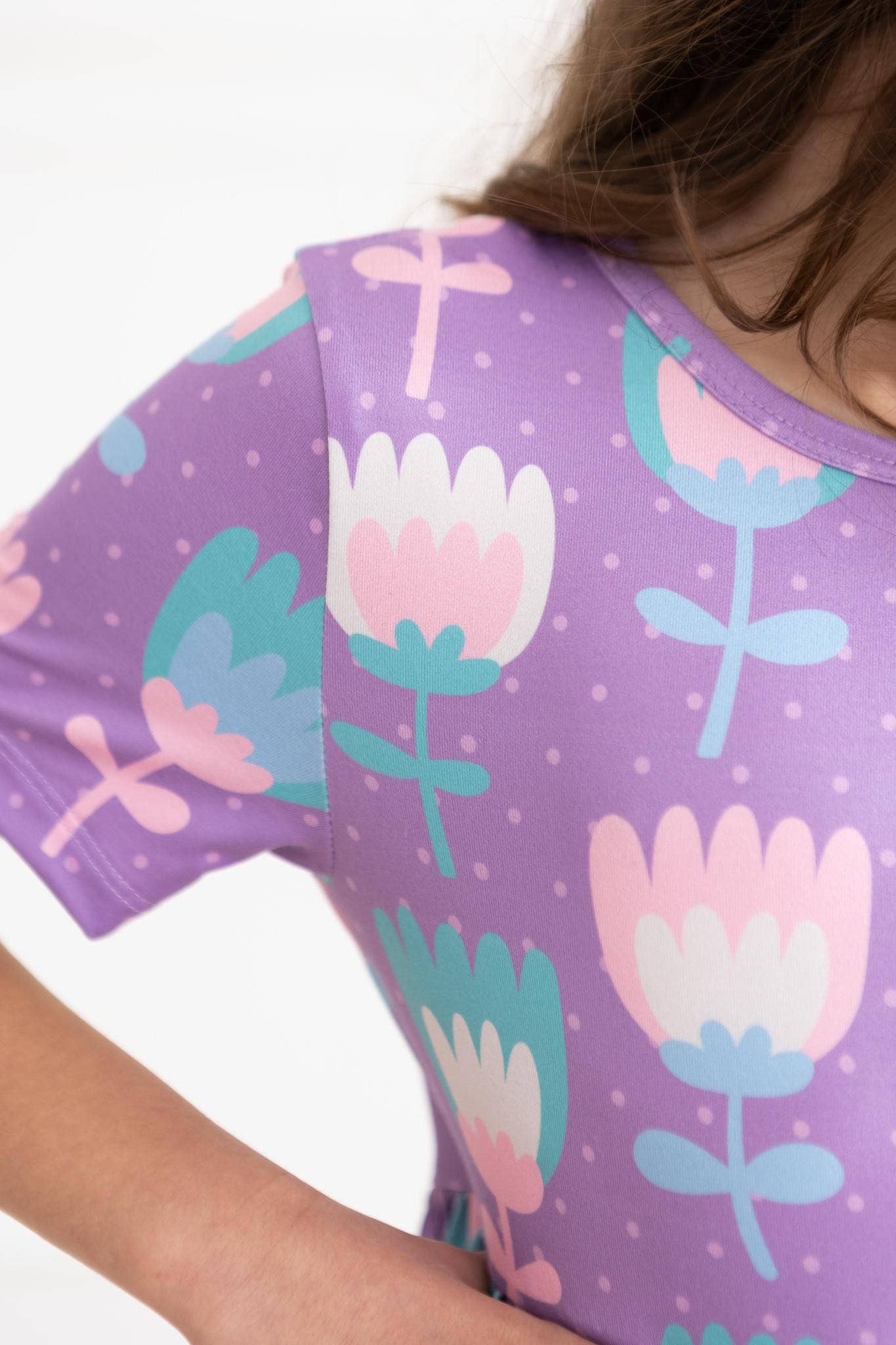 Too Cool Tulips Dress in Purple- Infant & Girls (6/12-9/10)