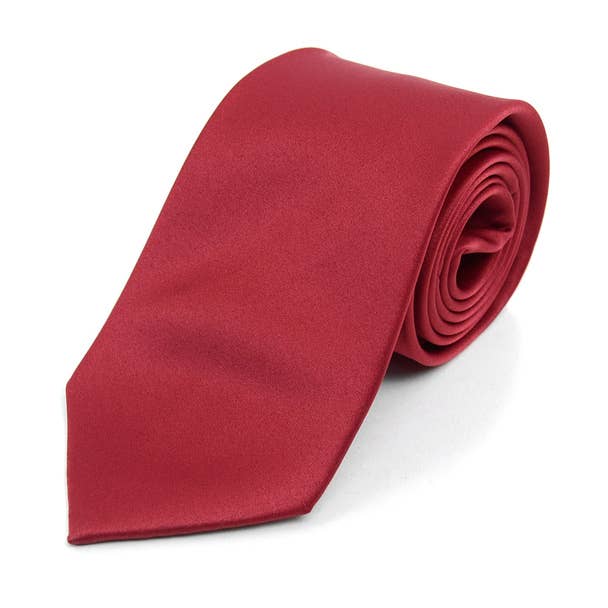 49" Poly Solid Tie in Multiple Colors- Boy's Accessories