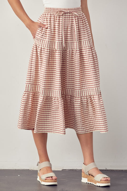 Brielle Skirt in Faded Rose- Misses (S-L)
