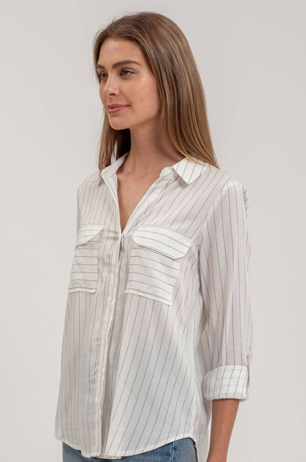 Alda Top in Ivory- Misses (S-L)