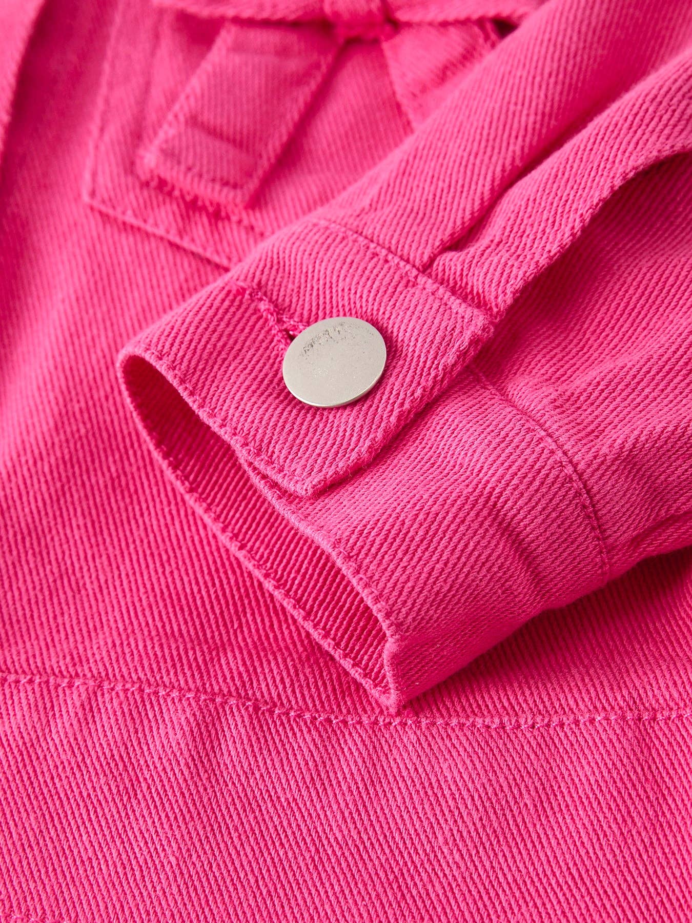 Fall Denim Jacket in Hot Pink- Girls (2-8/9)