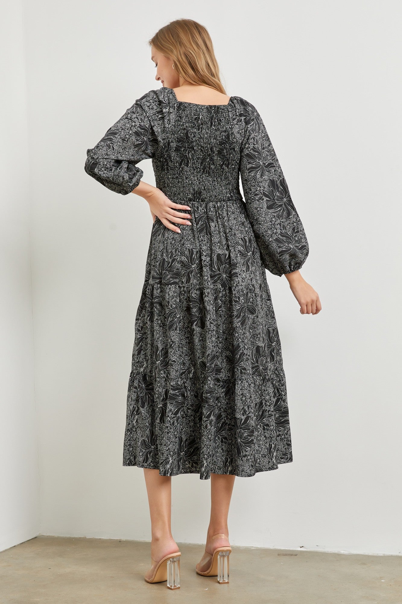 Camille Dress in Black- Plus (2X)