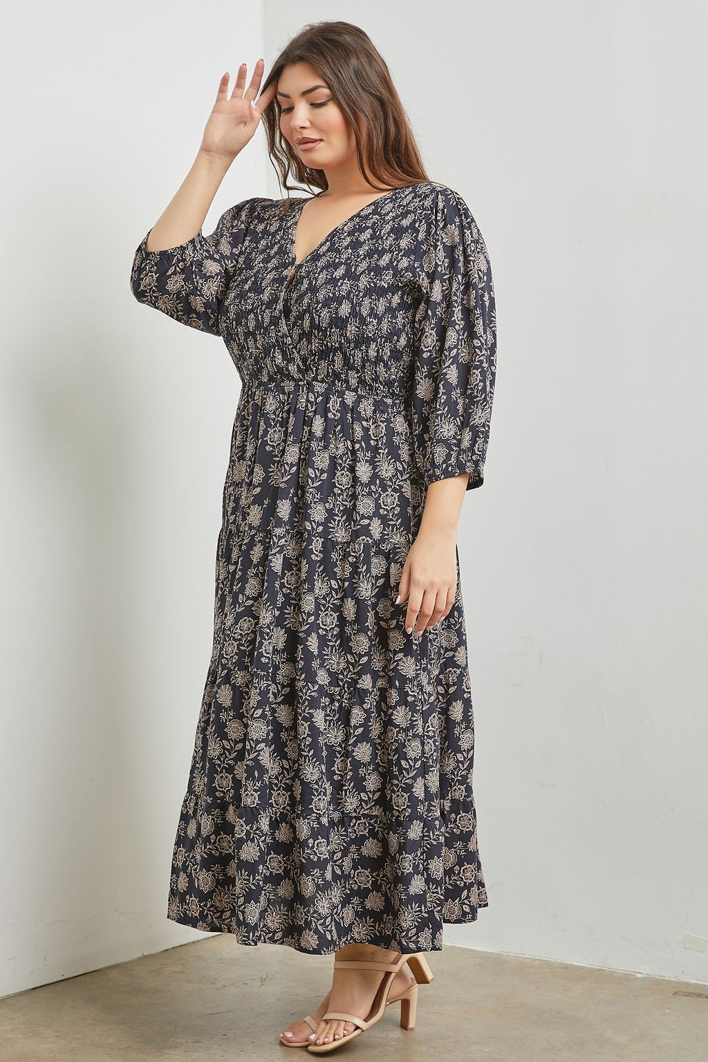 Emersyn Dress in Black- Plus (1X-3X)