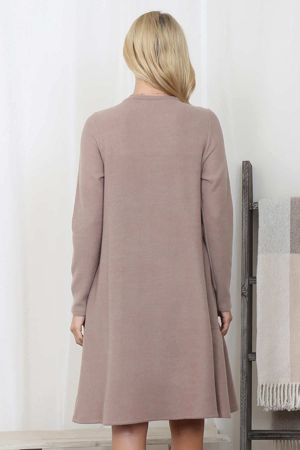 Demi Dress in Mocha- Misses (S-XL)