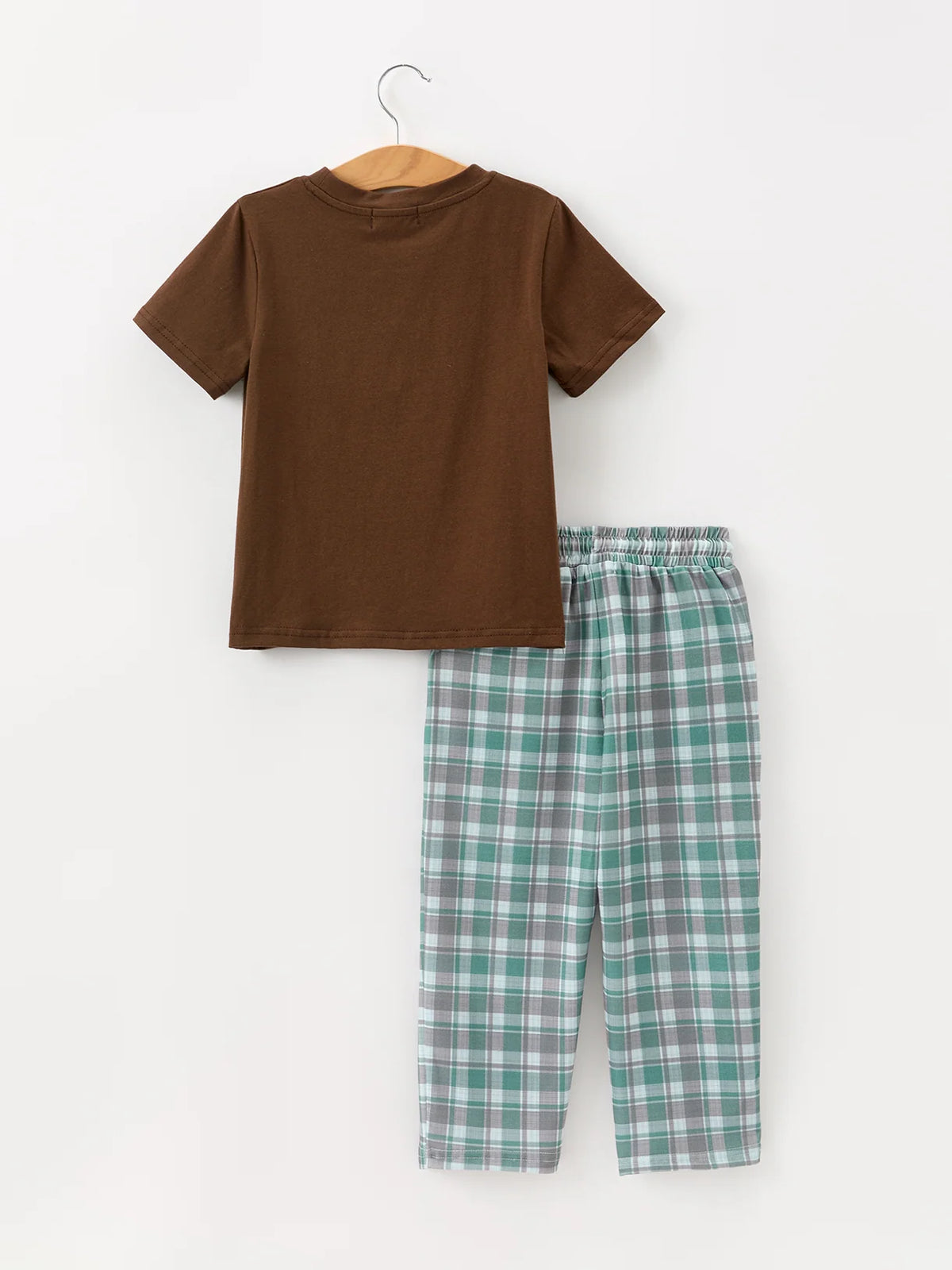 Plaid About Moose Boys Set- Boys (2-6)