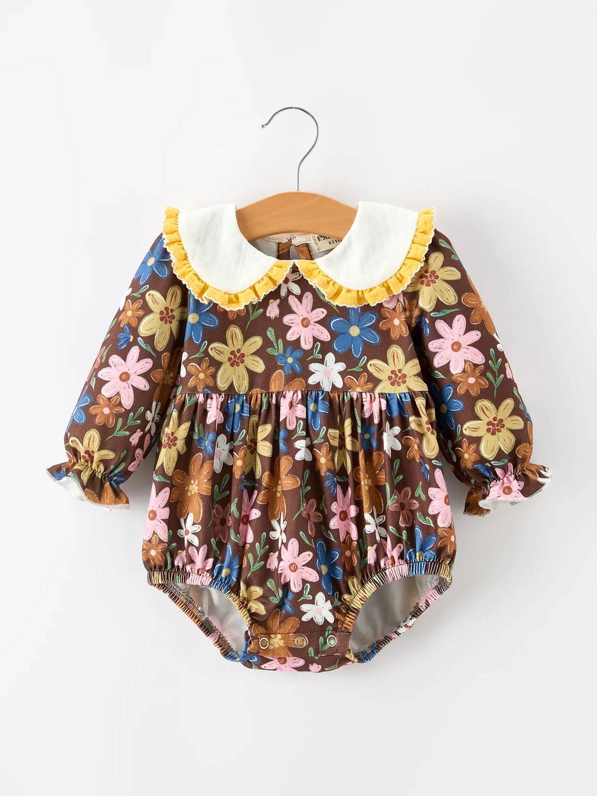 Groovy Blooms Romper- Infant Girls (3M-18M)