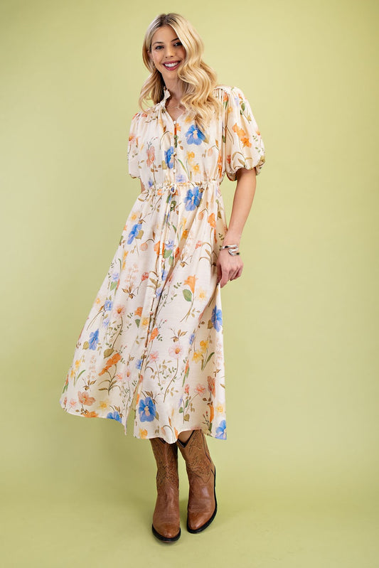 Magnolia Dress in Ivory- Misses (S-L)