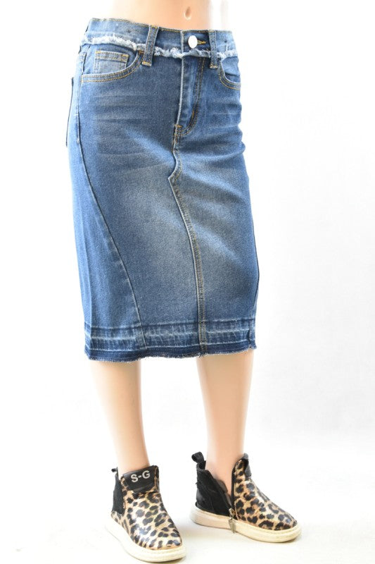 Dakota Denim Skirt in Girls/Tween (4/6-12/14)