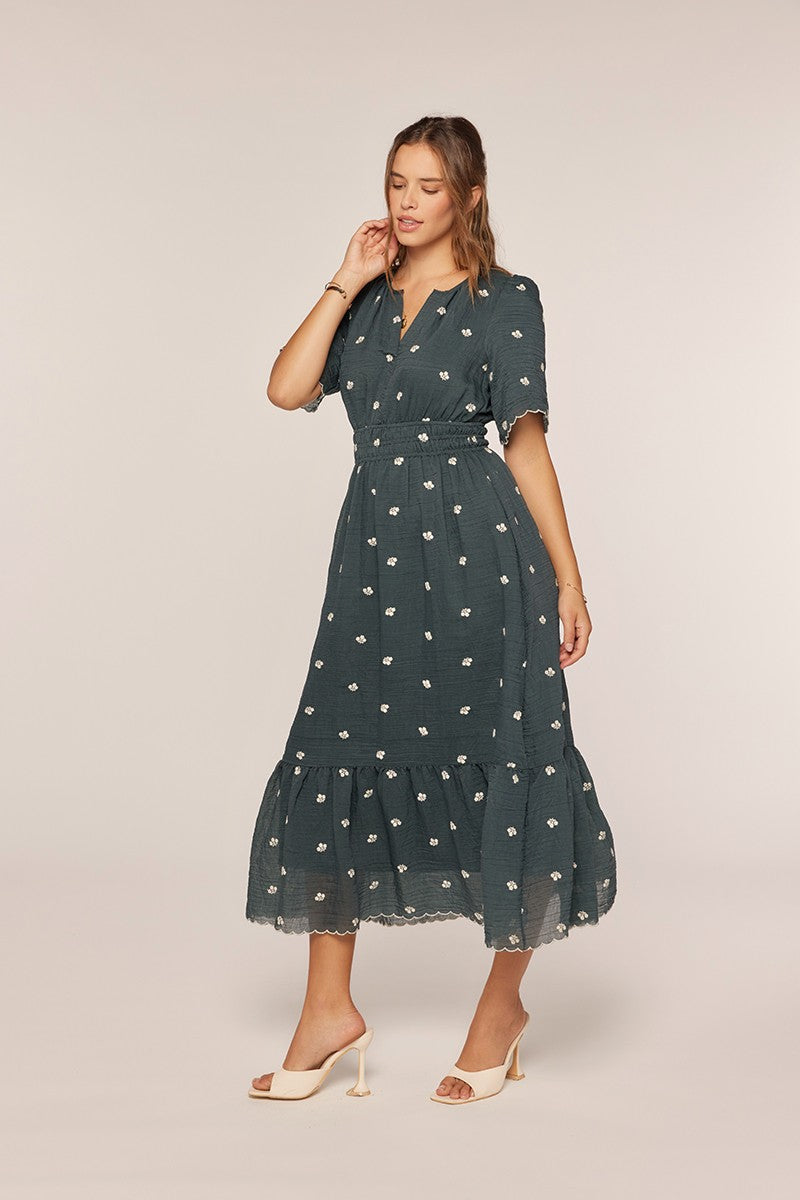 Calla Dress in Teal- Misses and Plus (S-3X)
