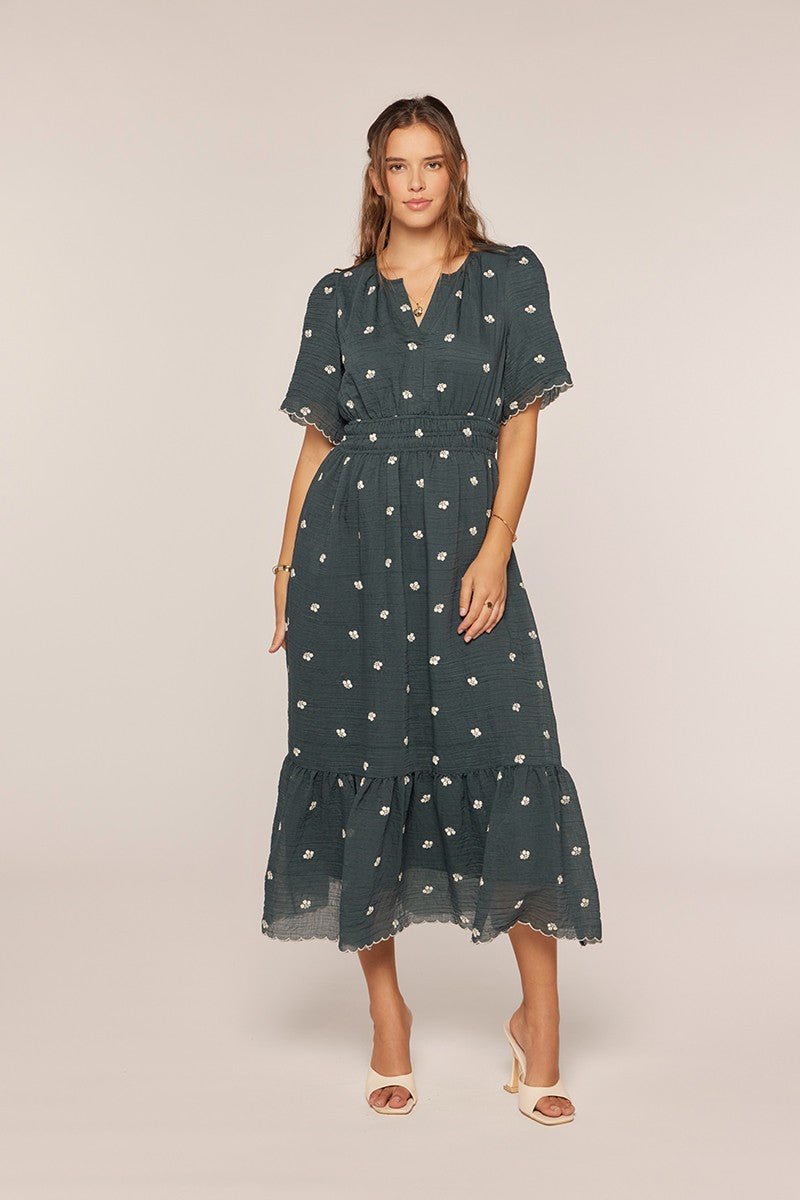 Calla Dress in Teal- Misses and Plus (S-3X)