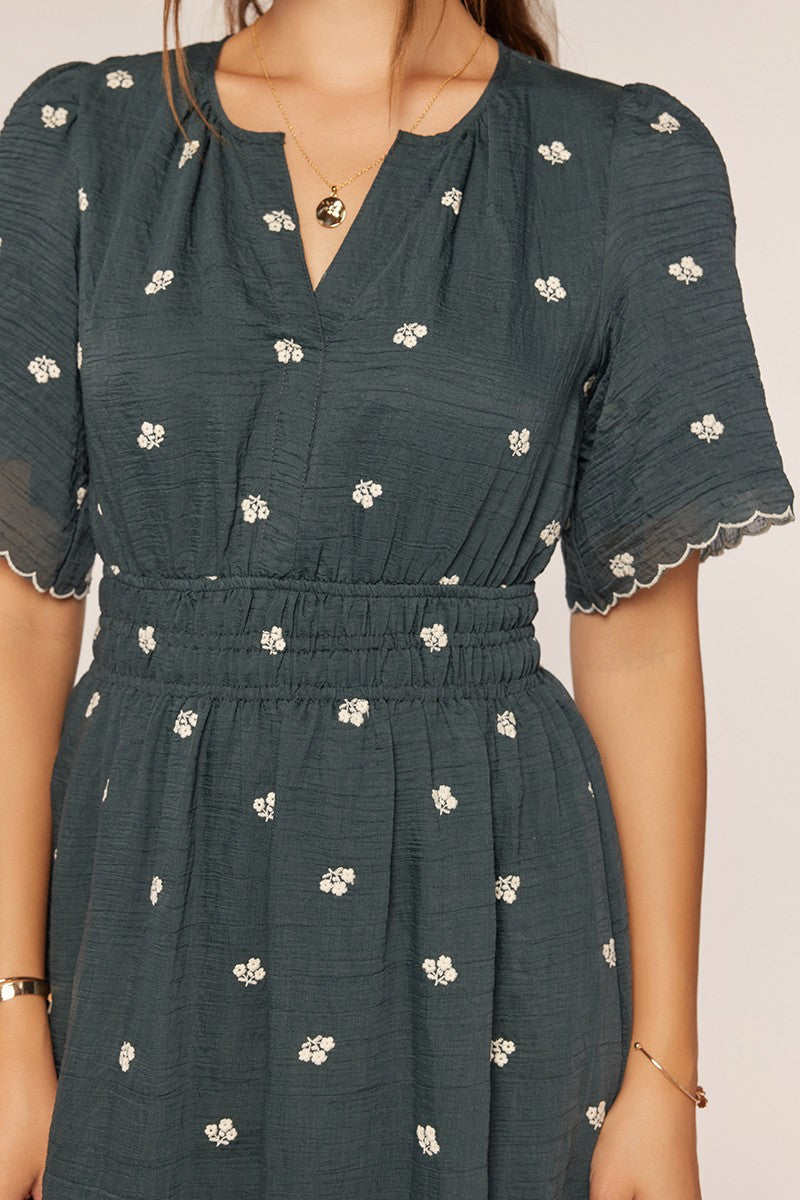 Calla Dress in Teal- Misses and Plus (S-3X)