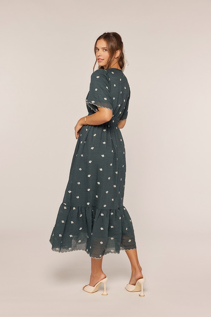 Calla Dress in Teal- Misses and Plus (S-3X)
