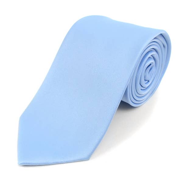 49" Poly Solid Tie in Multiple Colors- Boy's Accessories