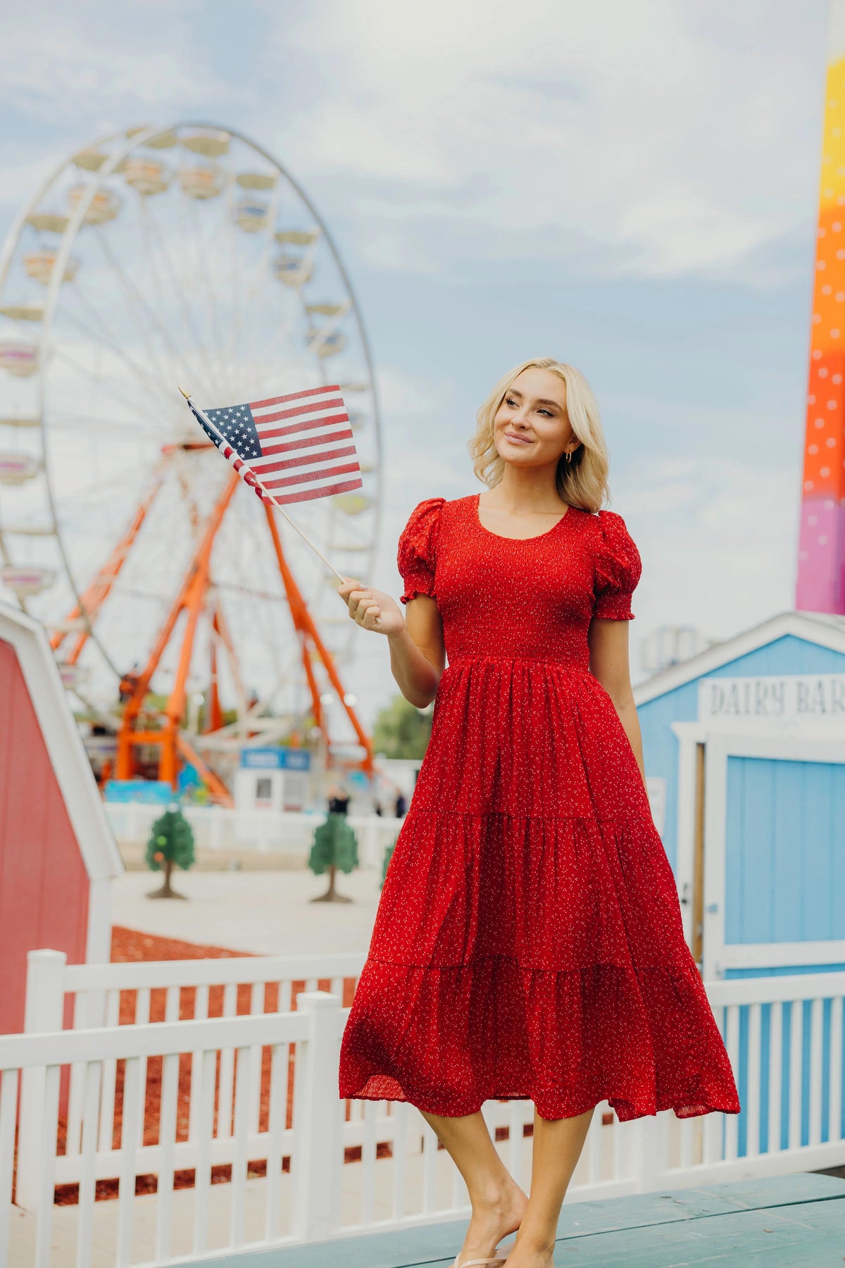 McCall Dress in Firecracker- Misses and Plus (XS-4X)