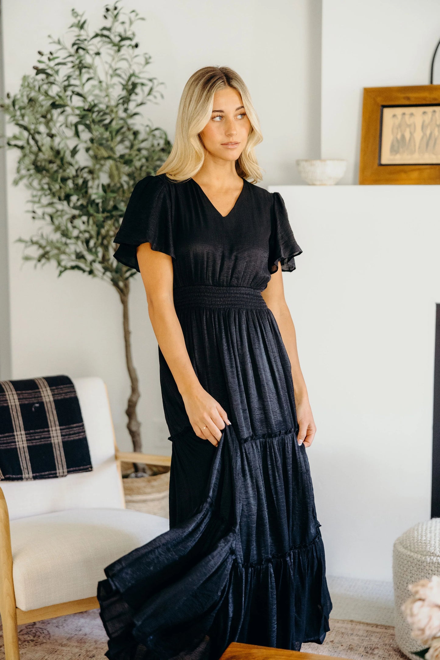 Taylor Dress in Black- Misses and Plus (XS-4X)