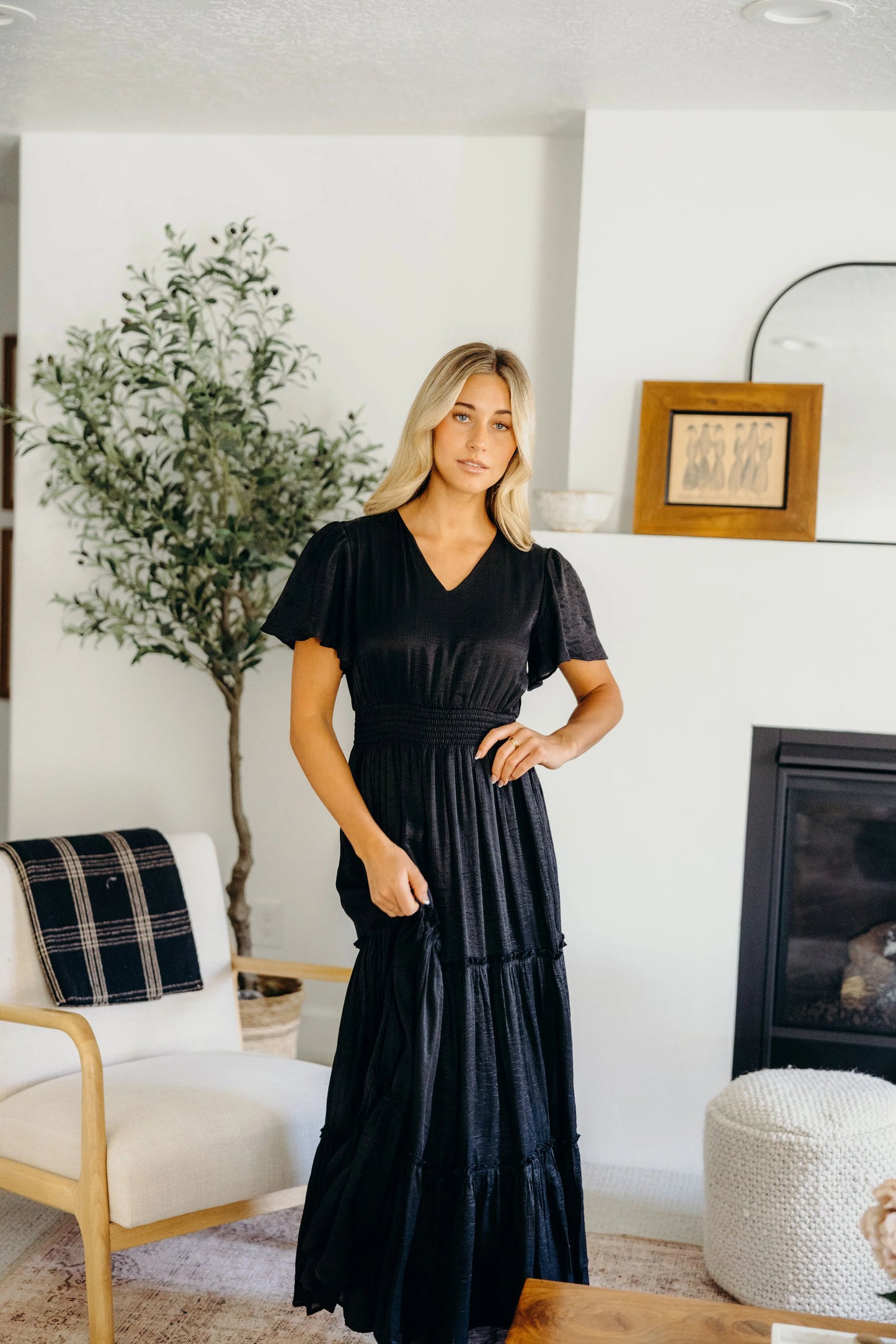Taylor Dress in Black- Misses and Plus (XS-4X)