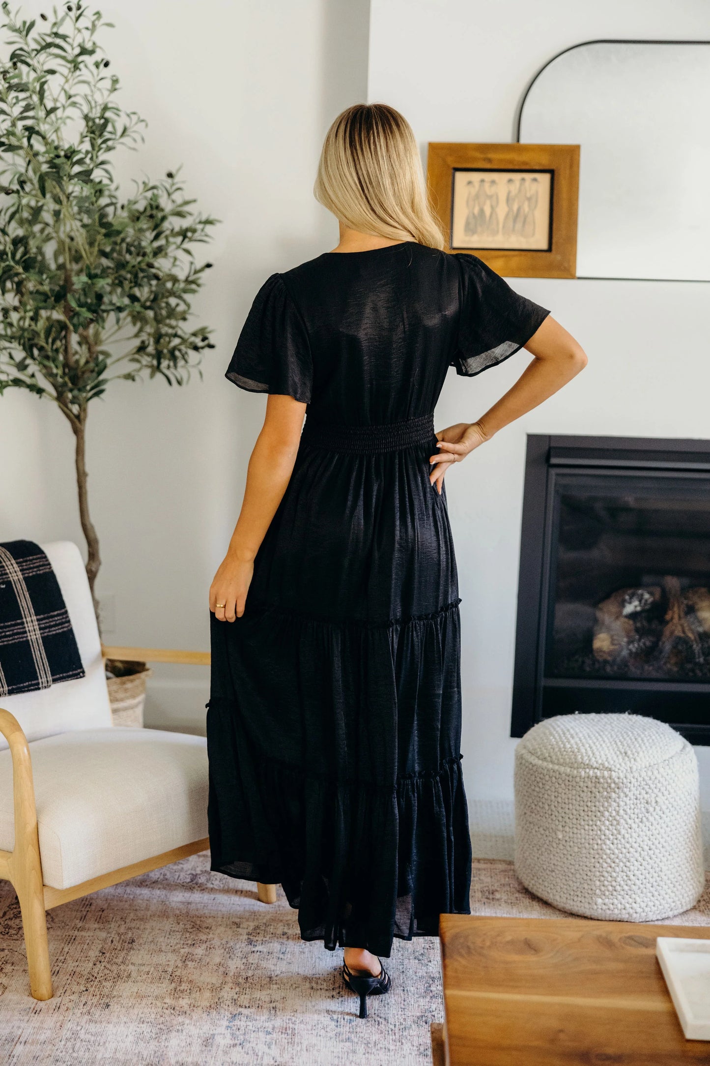 Taylor Dress in Black- Misses and Plus (XS-4X)