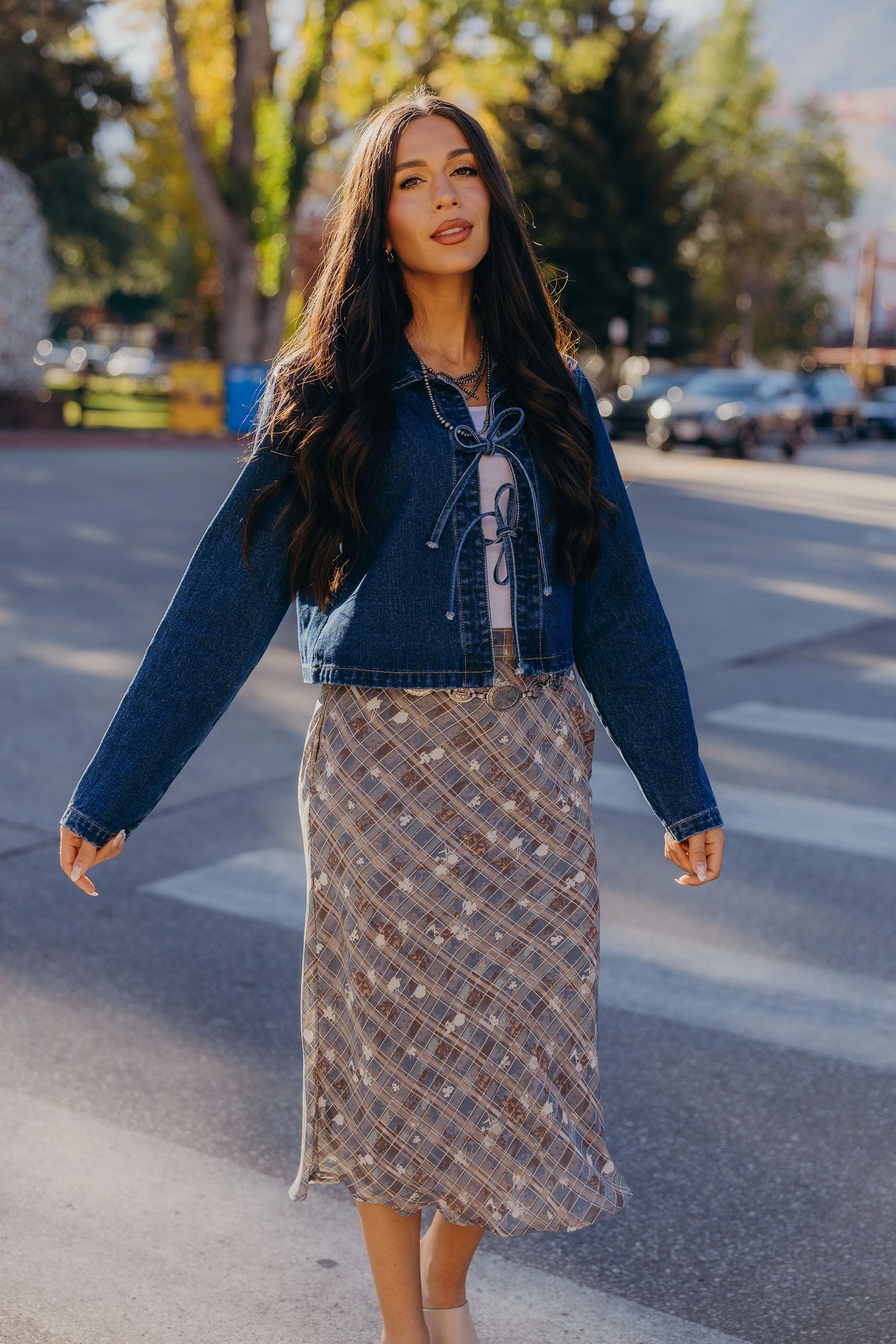 Route 66 Jacket in Frontier Blue- Misses and Plus (XS-4X)