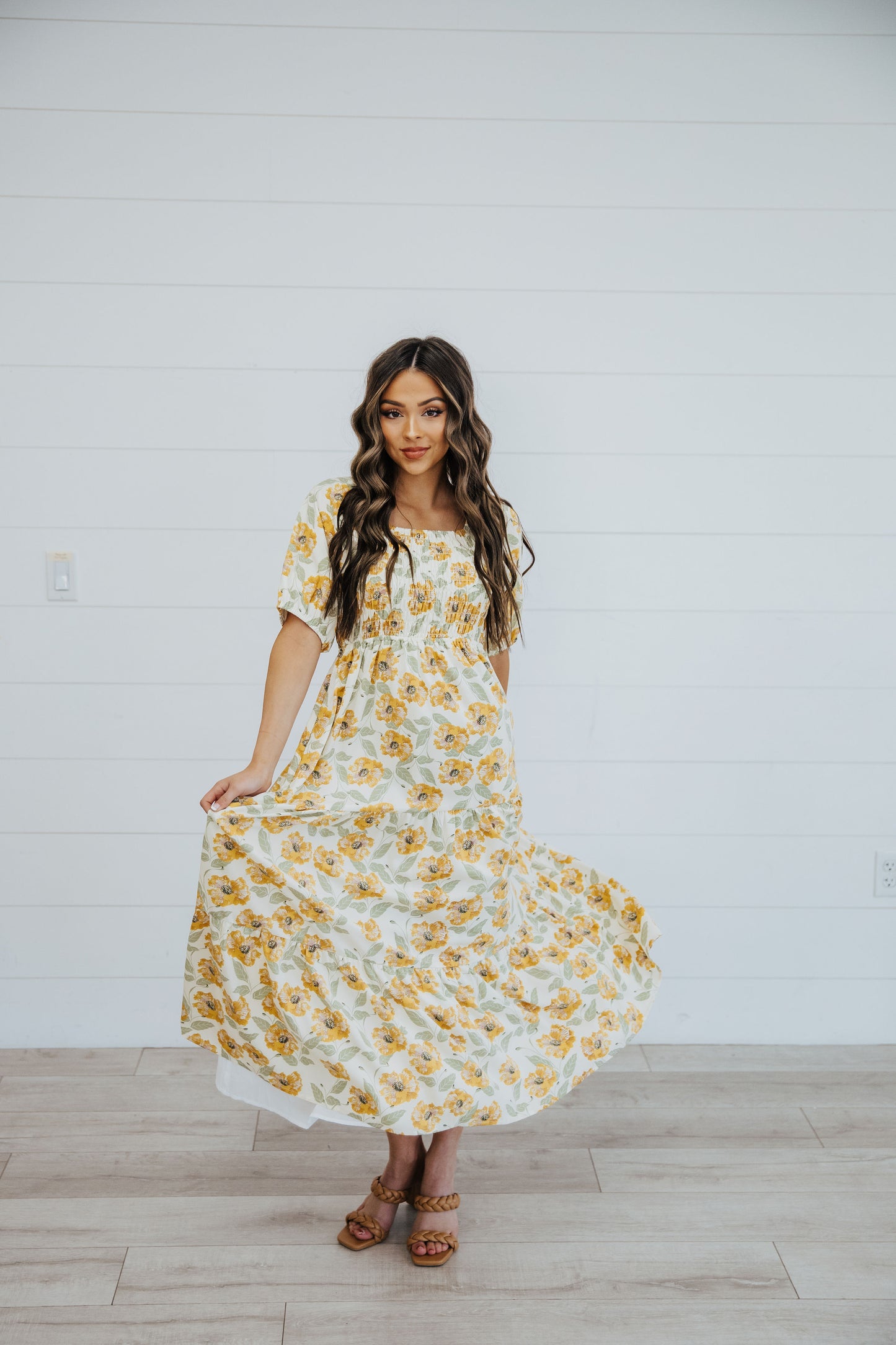 Indy Dress in Luminous Marigold- Misses, Plus and Extended Plus (XL-2X, 4X)