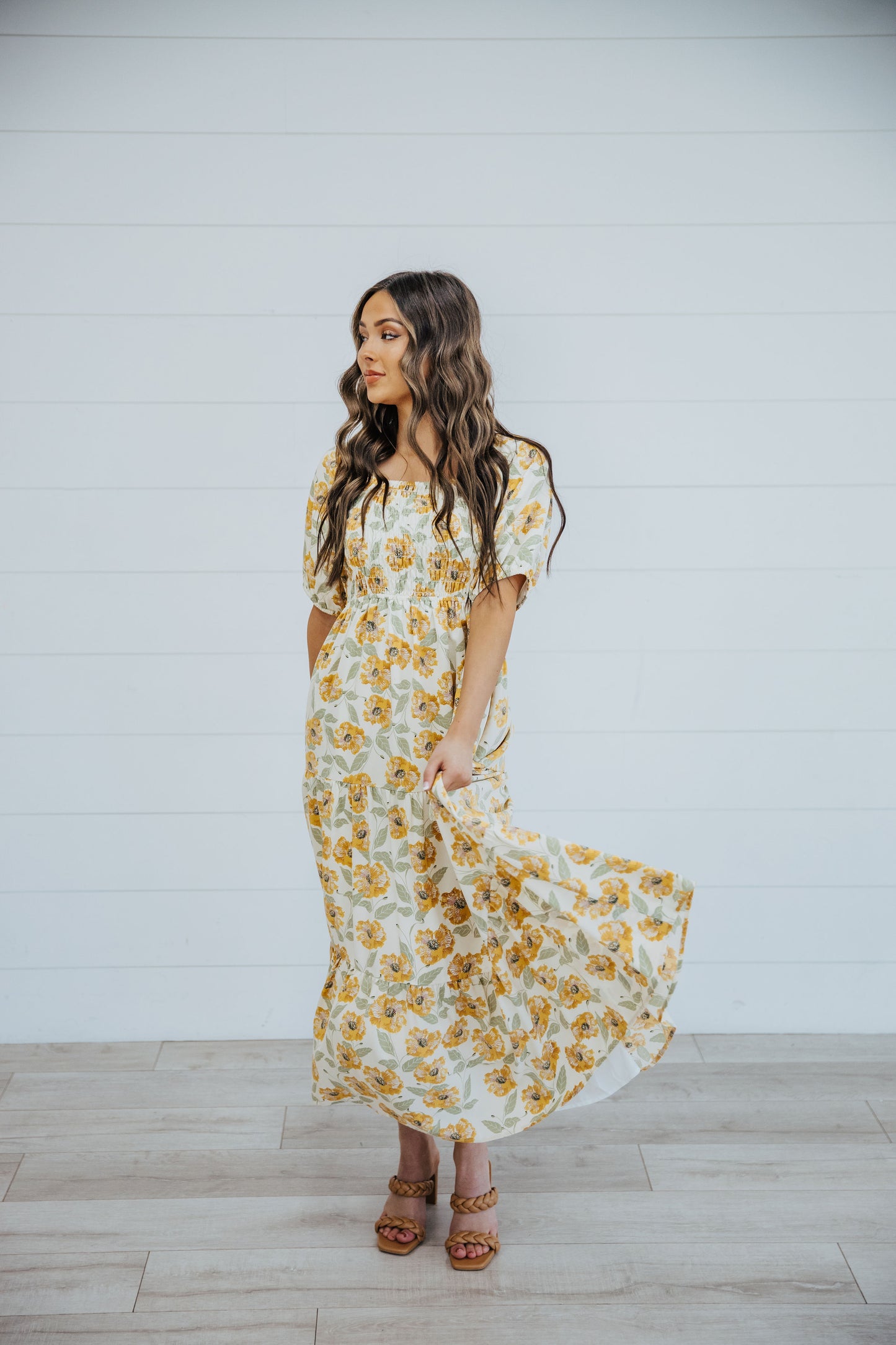 Indy Dress in Luminous Marigold- Misses, Plus and Extended Plus (XL-2X, 4X)