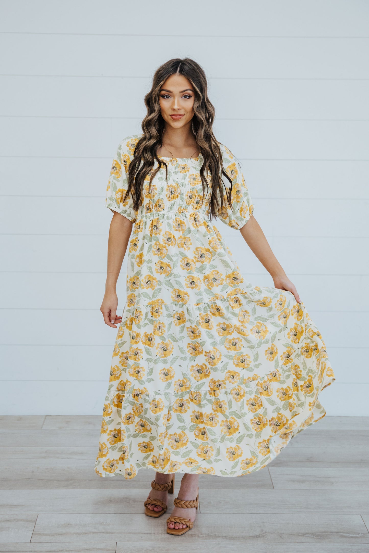 Indy Dress in Luminous Marigold- Misses, Plus and Extended Plus (XL-2X, 4X)