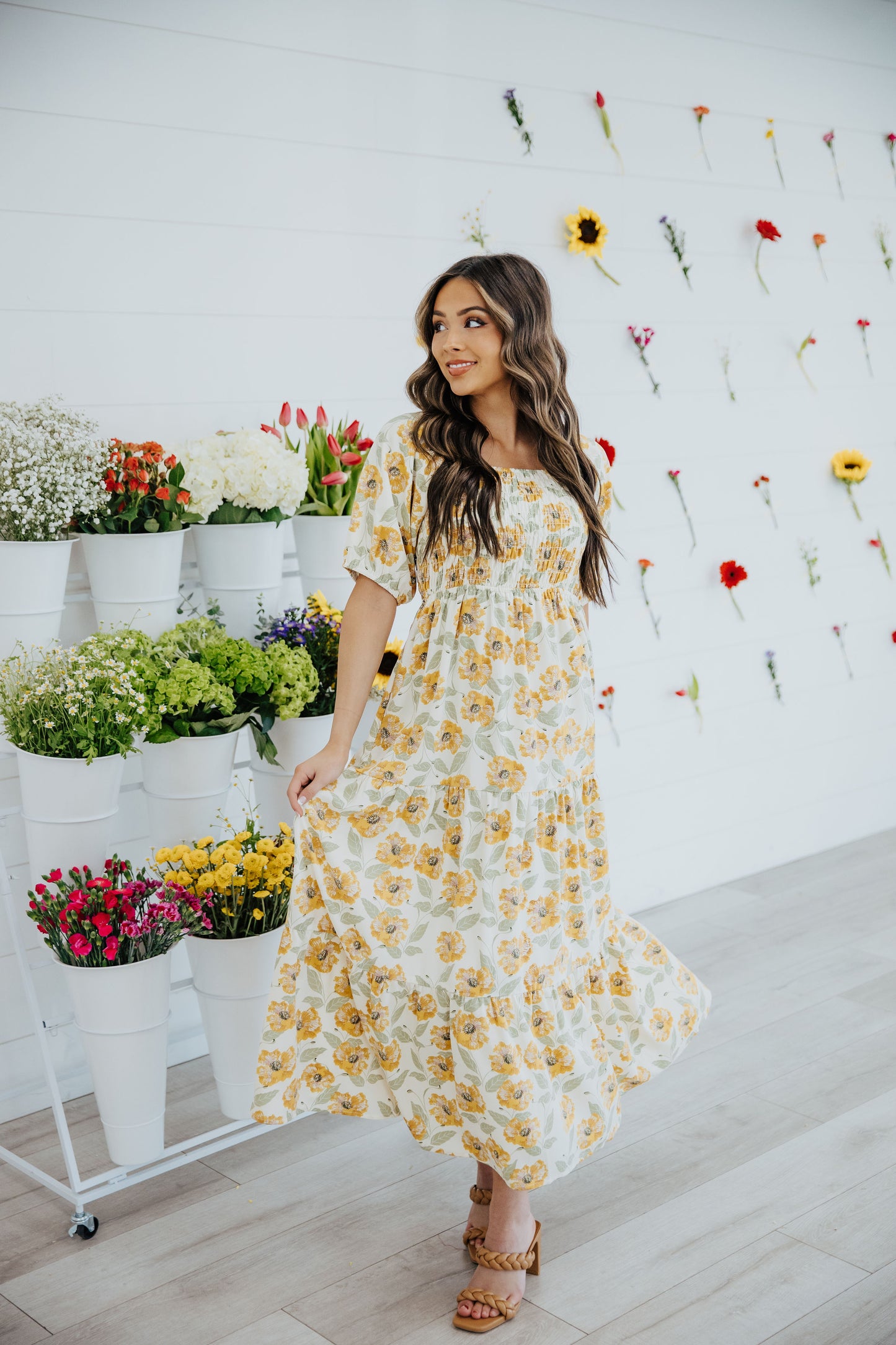 Indy Dress in Luminous Marigold- Misses, Plus and Extended Plus (XL-2X, 4X)