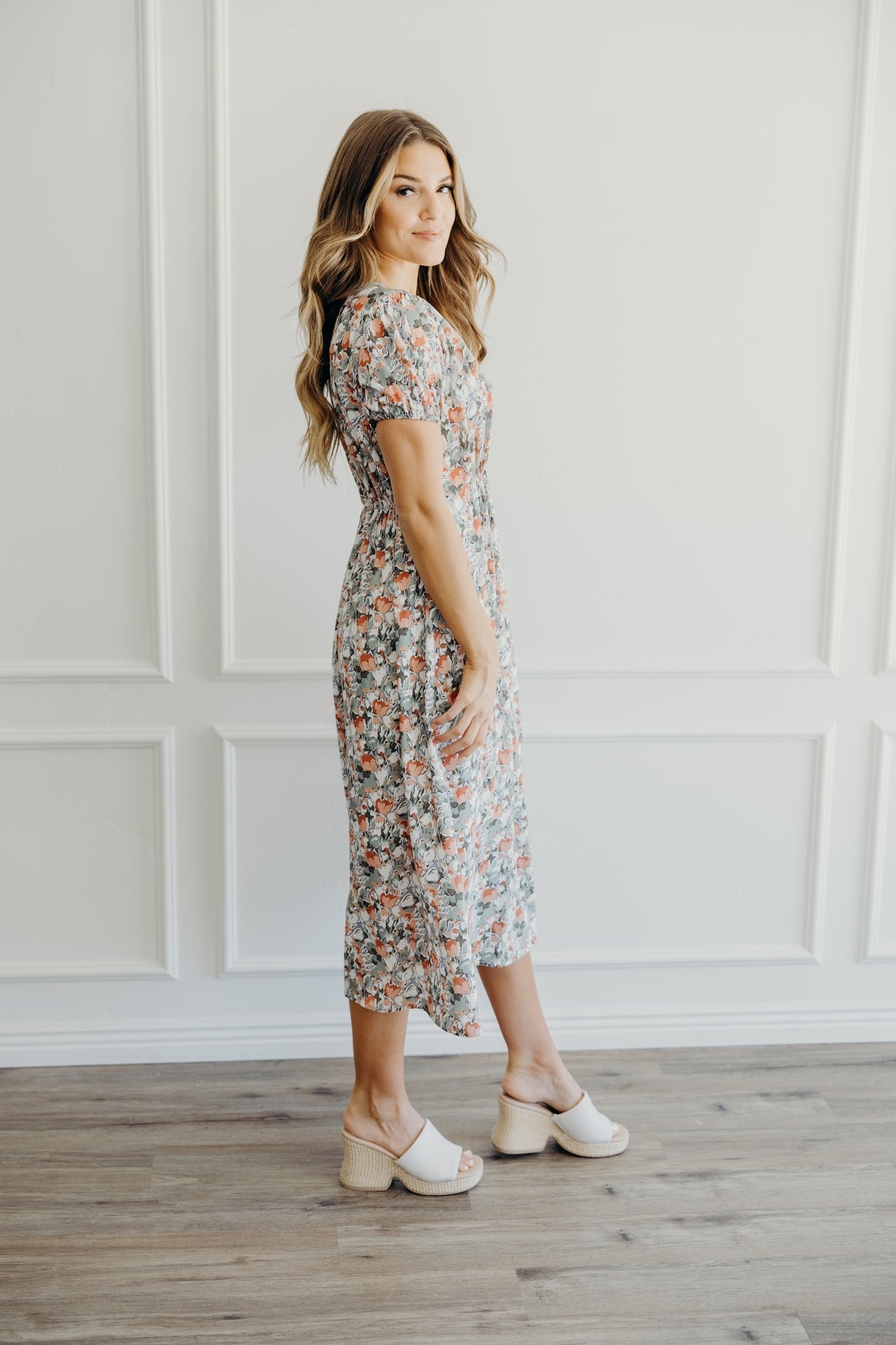 Preston Dress in Tropicana Tulip- Misses (S-XL)