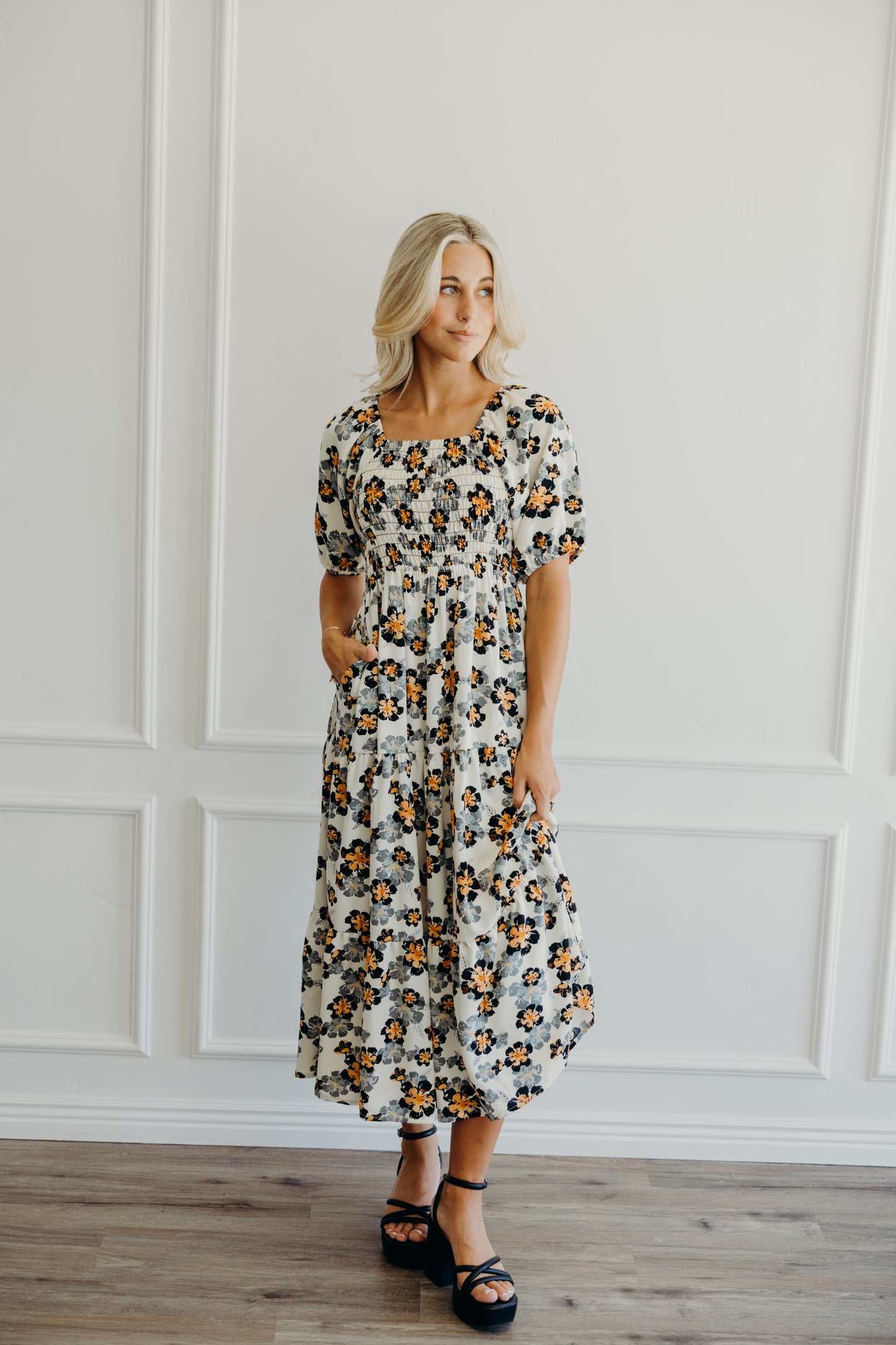 Indy Dress in Tangerine Twist- Misses, Plus and Extended Plus (XS-4X)