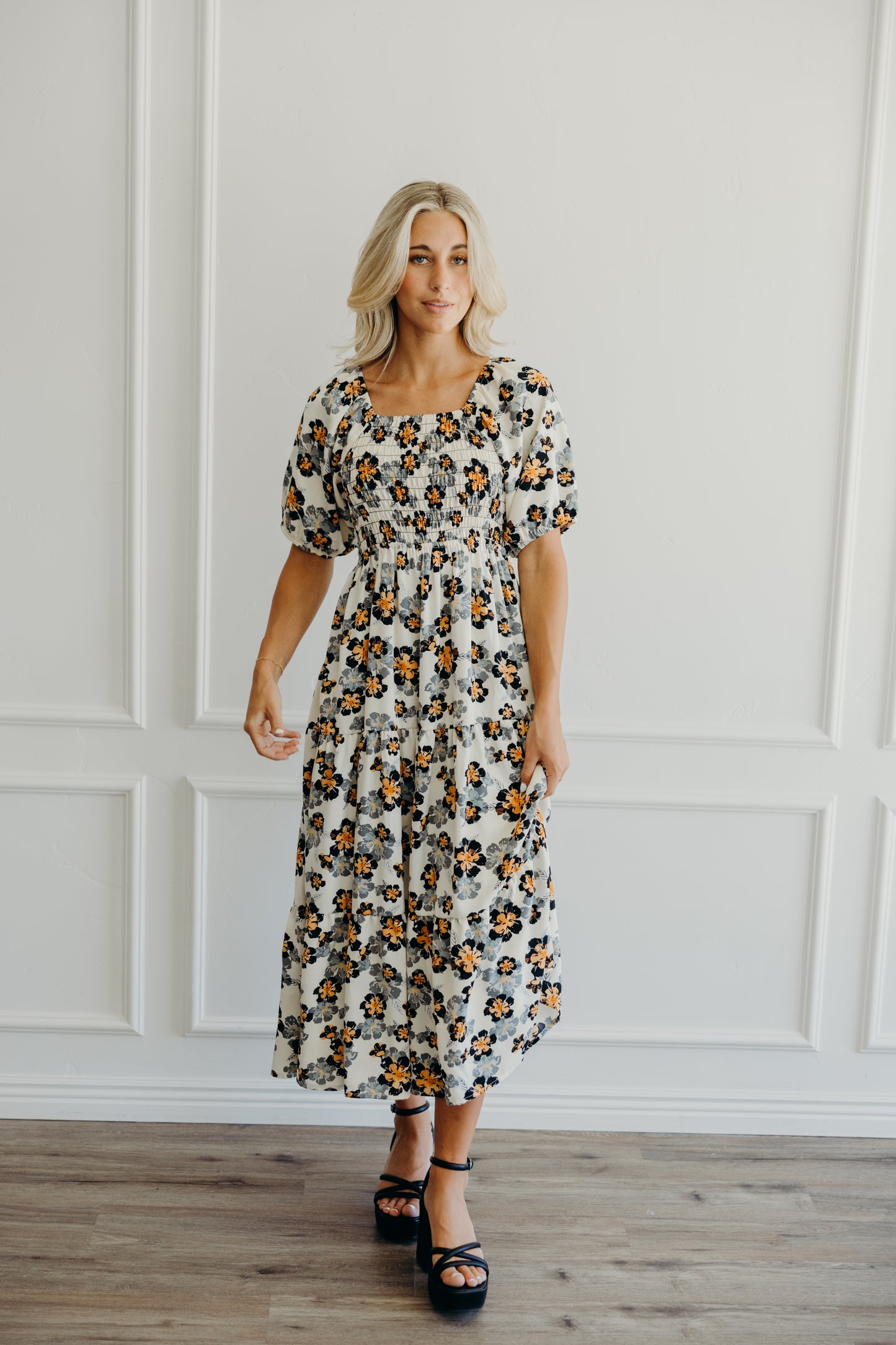Indy Dress in Tangerine Twist- Misses, Plus and Extended Plus (XS-4X)