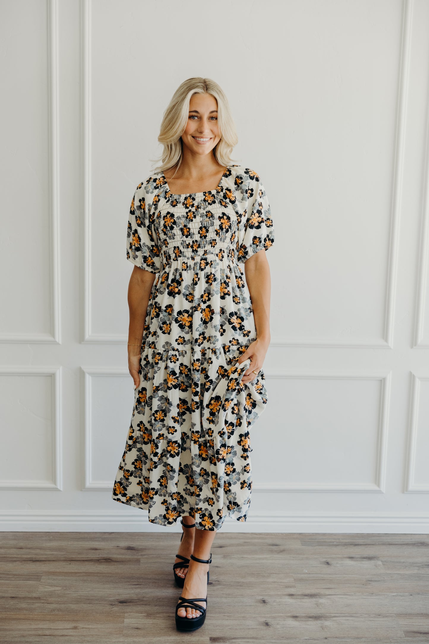 Indy Dress in Tangerine Twist- Misses, Plus and Extended Plus (XS-4X)