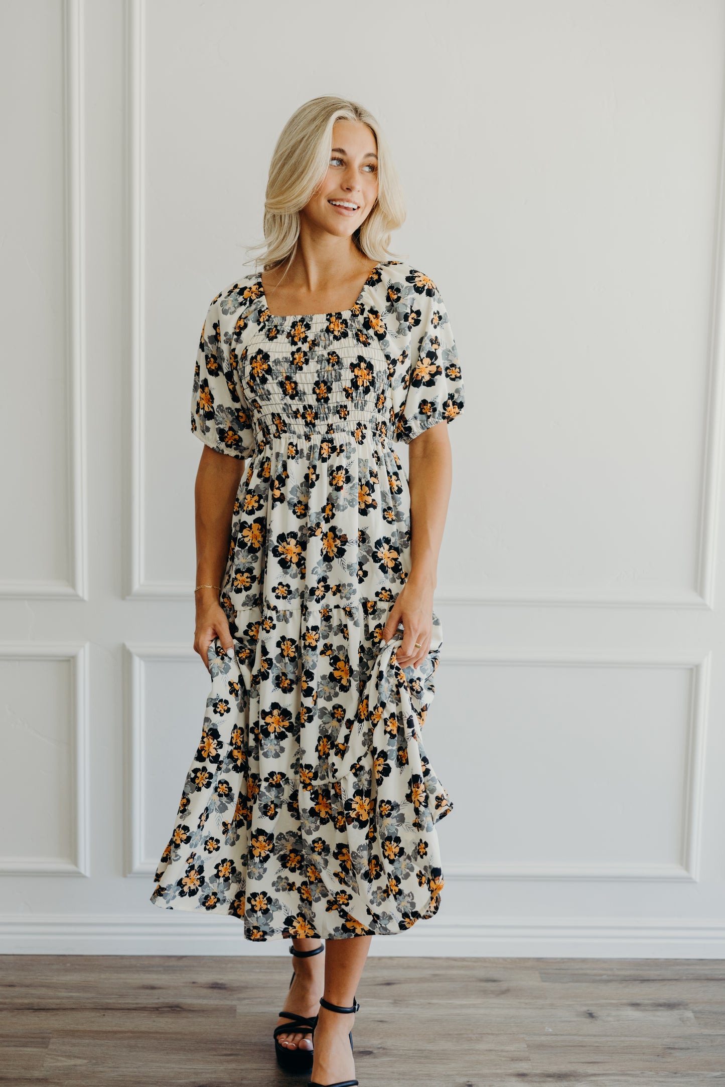 Indy Dress in Tangerine Twist- Misses, Plus and Extended Plus (XS-4X)