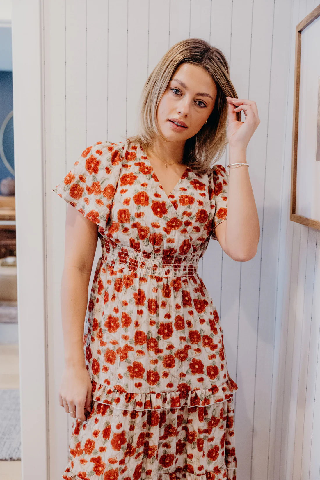 Jessa Dress in Cider Rose- Misses (XS-2X)