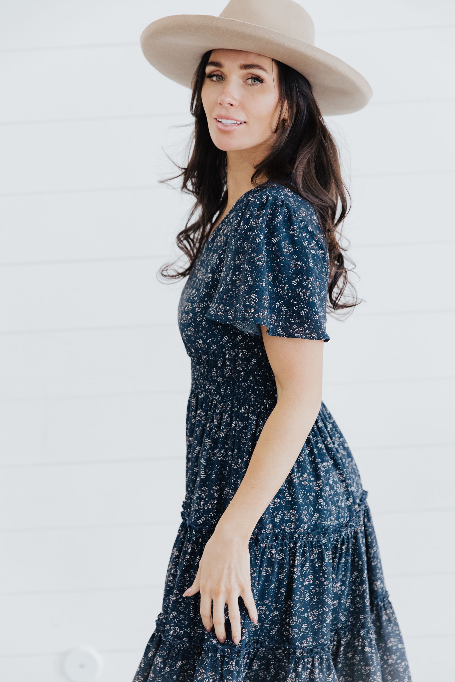 Jemma Dress in True Blue- Misses, Plus and Extended Plus (S-4X)
