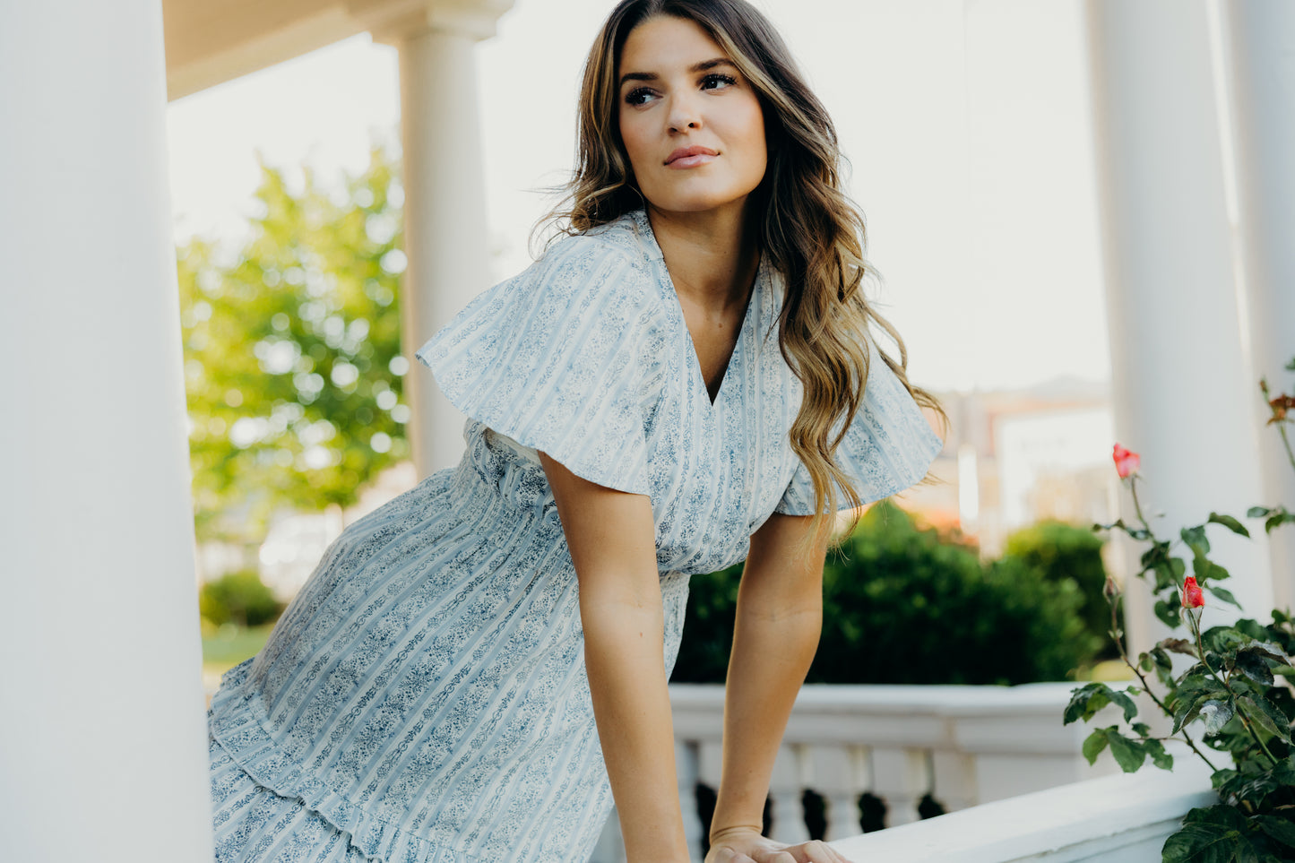 Jessa Dress in Dreamy Sky- Misses (XS-XL)