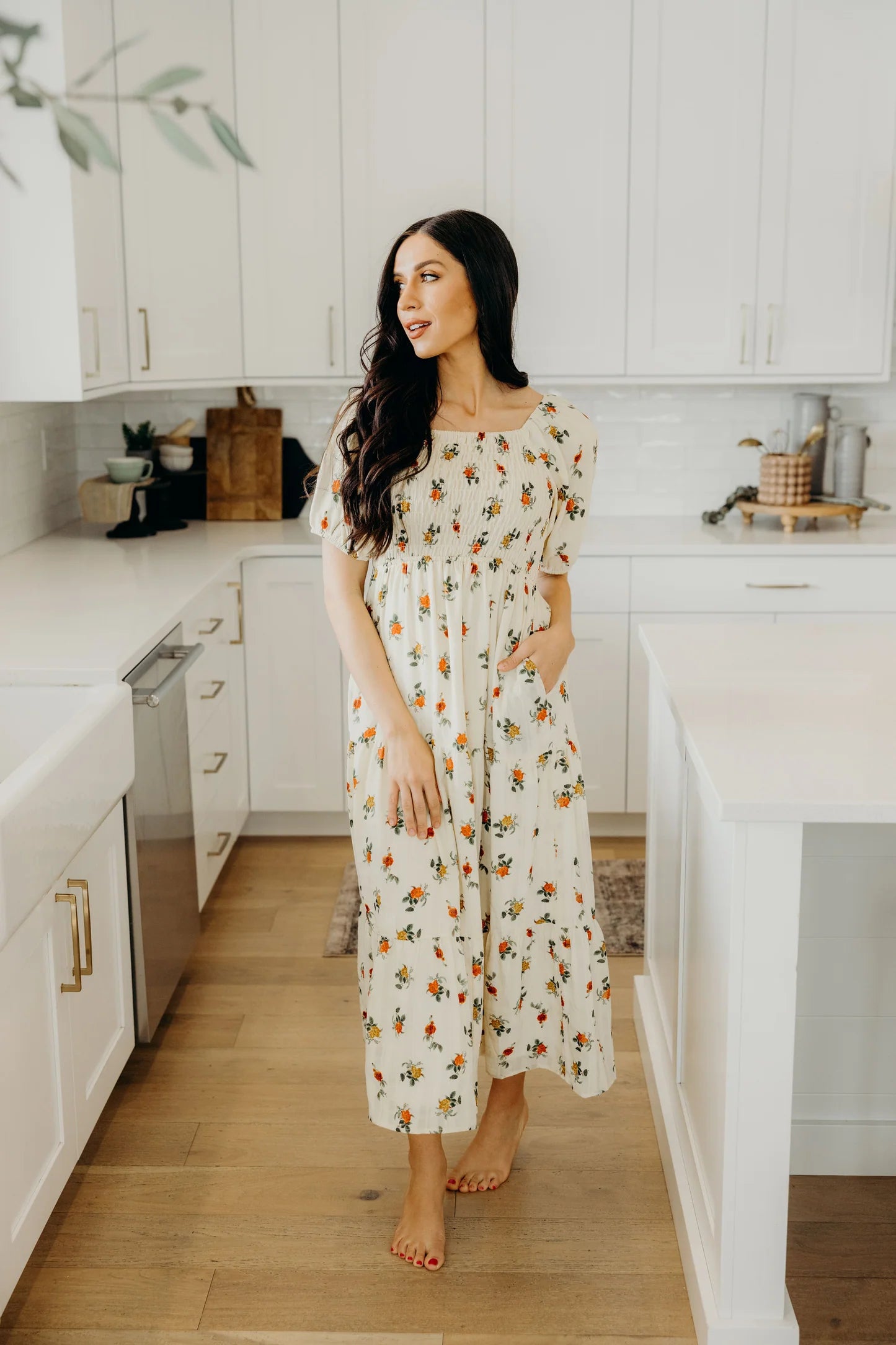 Indy Dress in Wildflower- Misses and Plus (XS-4X)