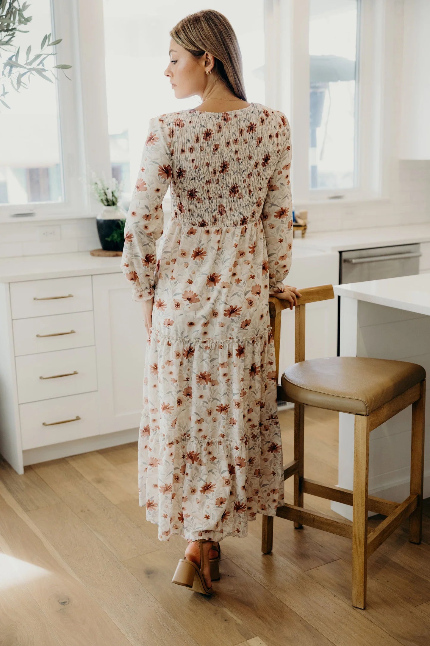 September Dress in Burnished Bloom- Misses and Plus (XS-4X)
