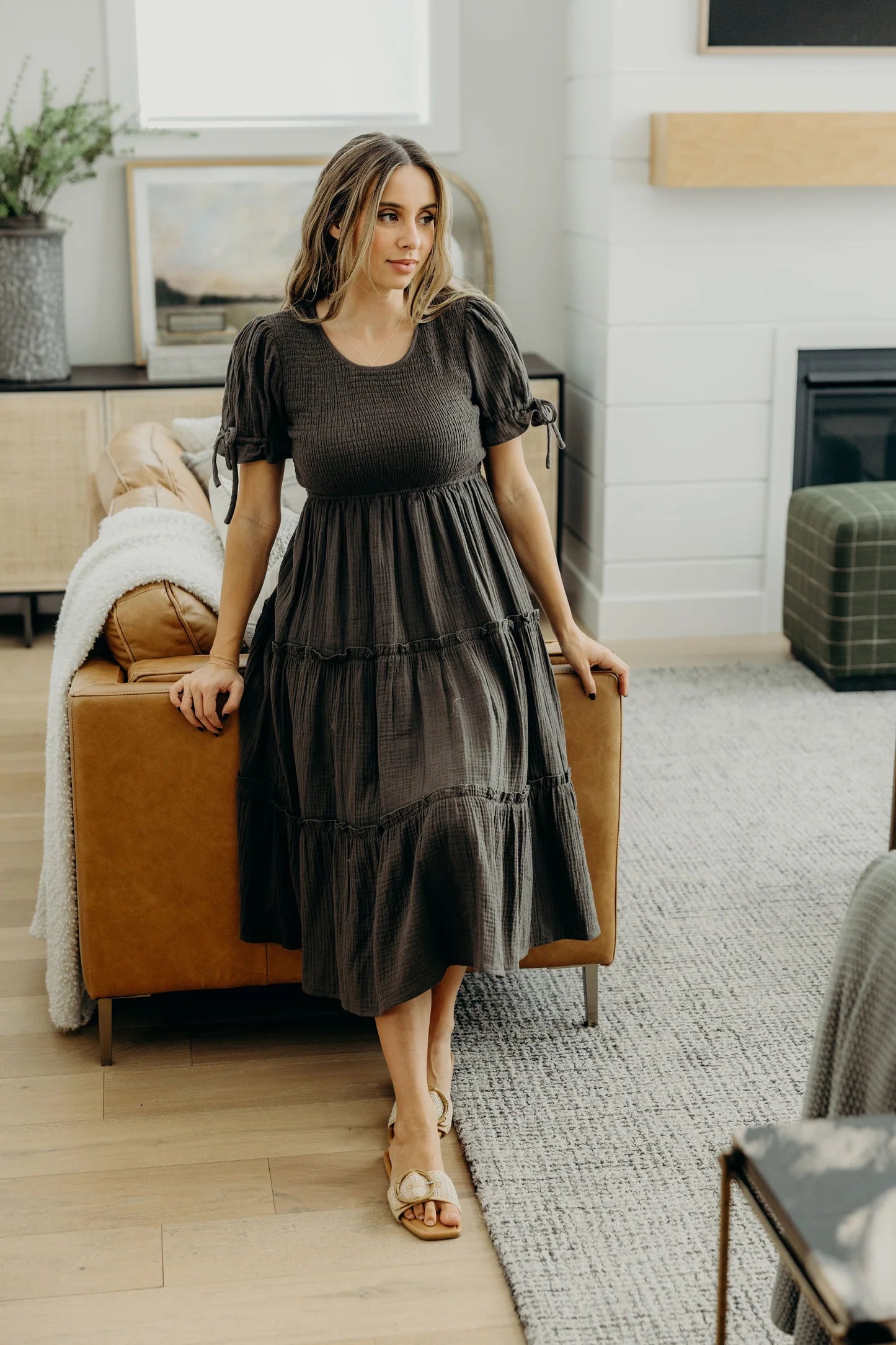 Merritt Dress in Luminous Gray- Misses and Plus (XS-4X)