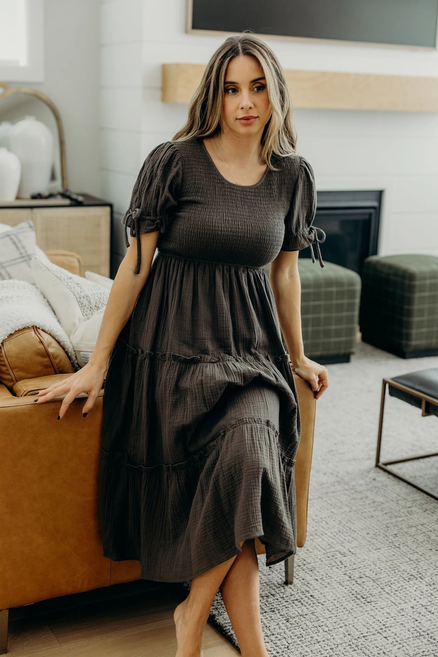 Merritt Dress in Luminous Gray- Misses and Plus (XS-4X)
