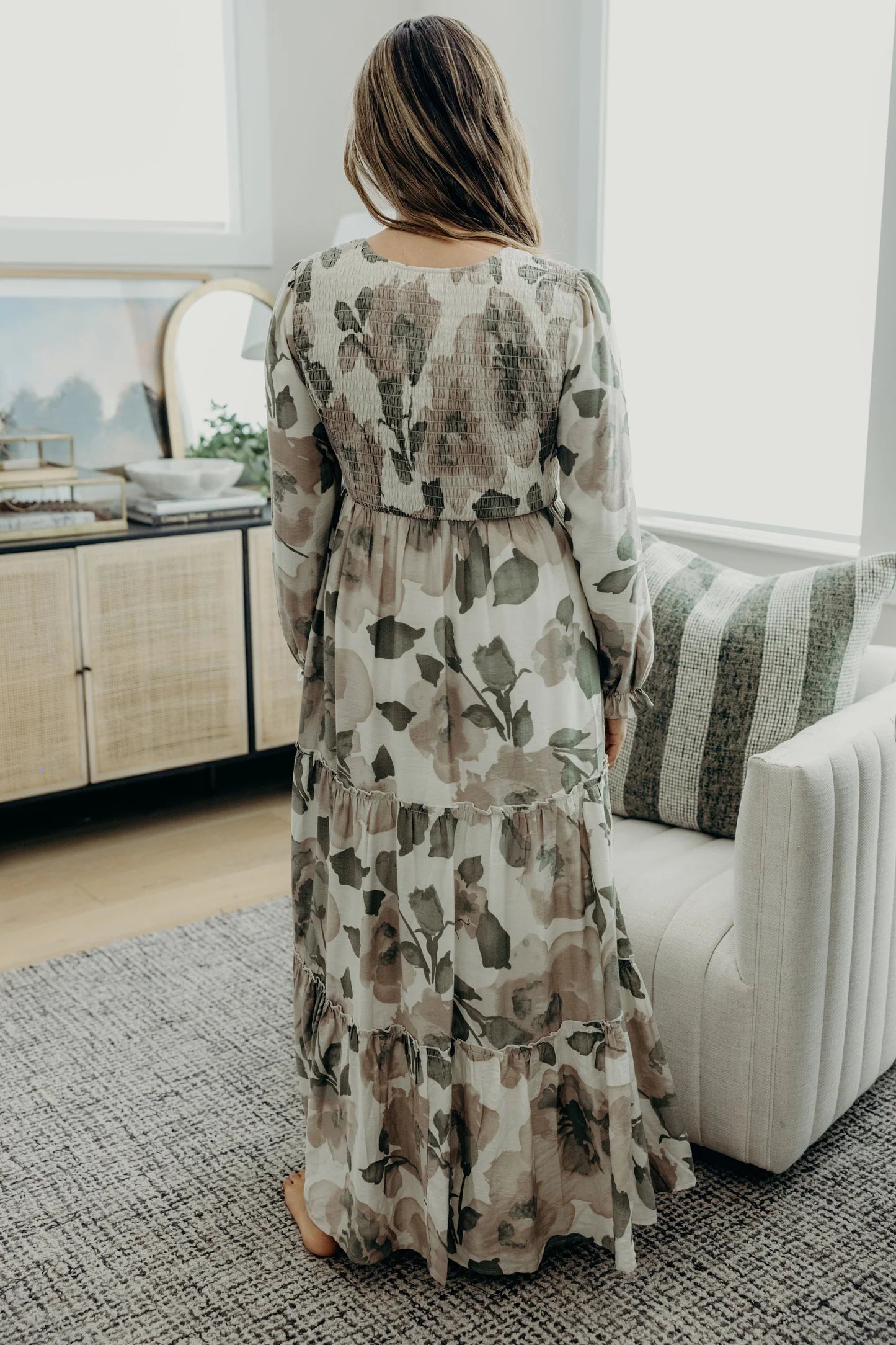 September Dress in Tropical Current- Misses and Plus (XS-4X)