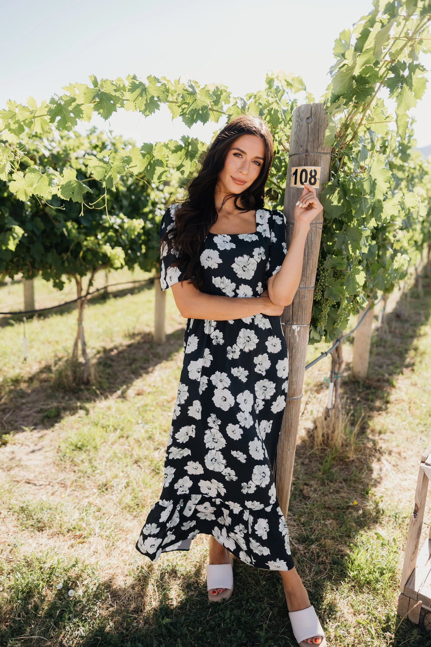 Alanna Dress in Iced Petal- Misses and Plus (XS-4X)