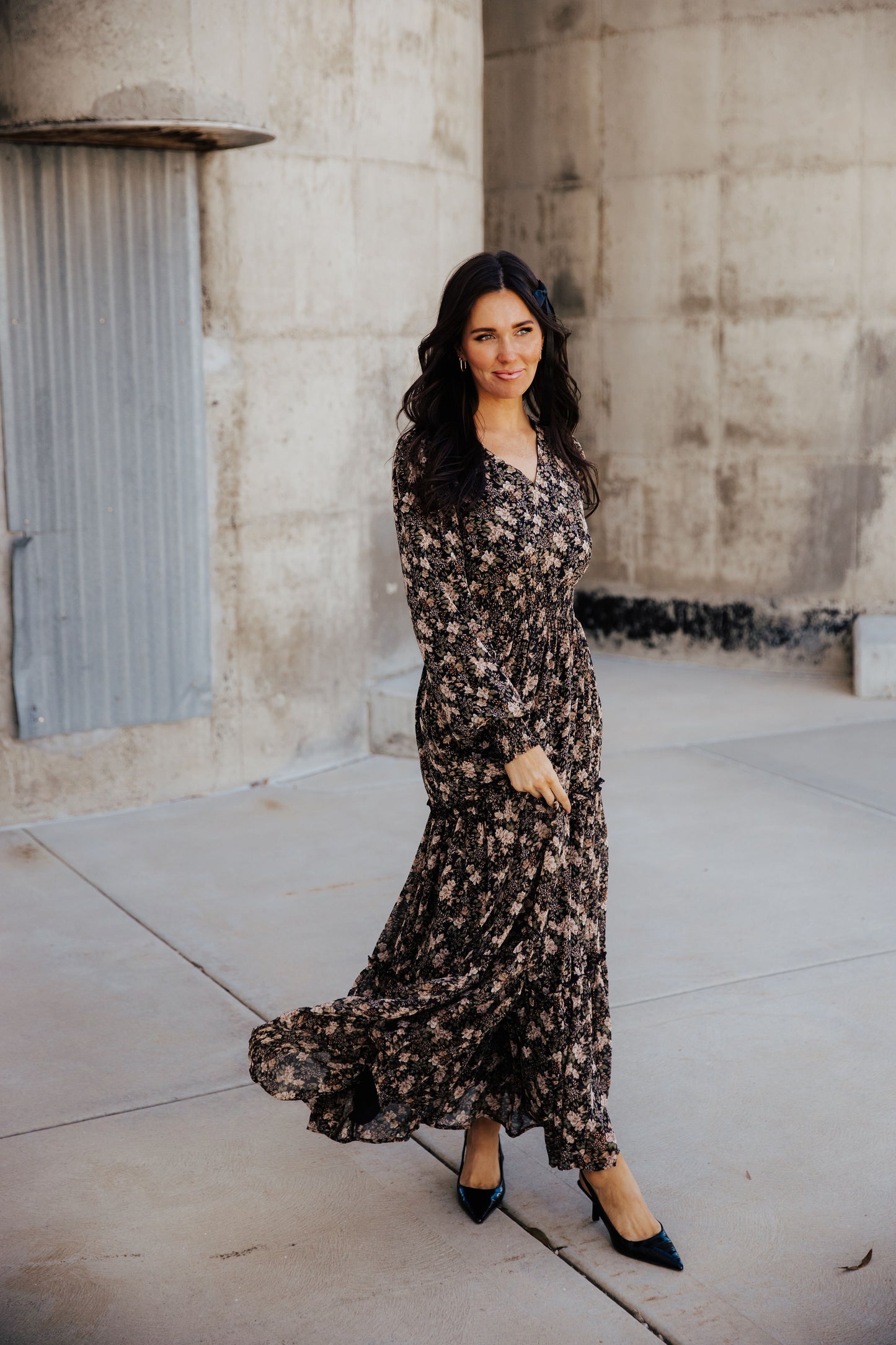 Jacey Dress in Midnight Symphony- Misses, Plus & Extended Plus (S-2X, 4X)