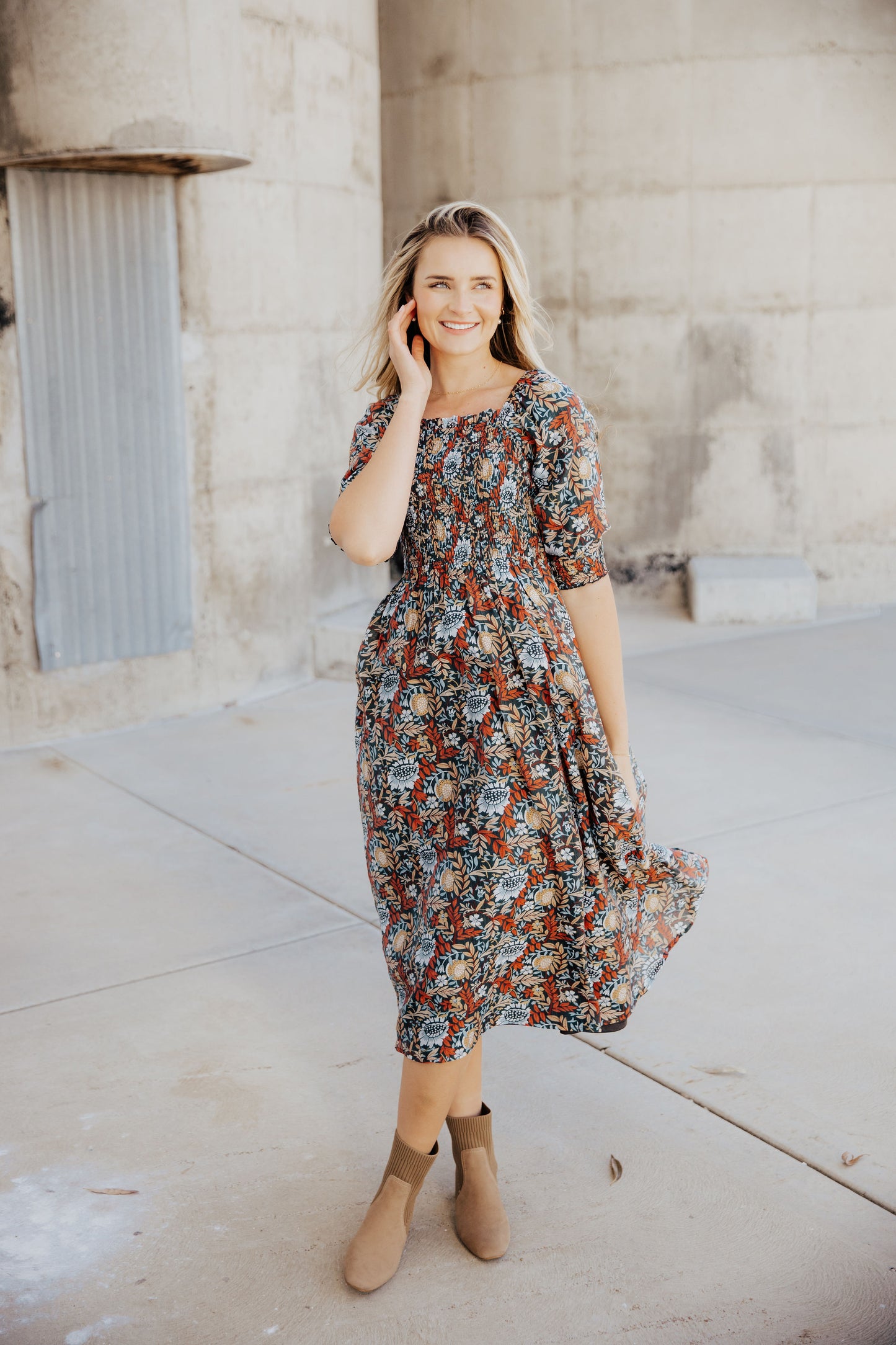 Pepper Dress in Rustic Harvest- Misses, Plus, and Extended Plus (S-4X)