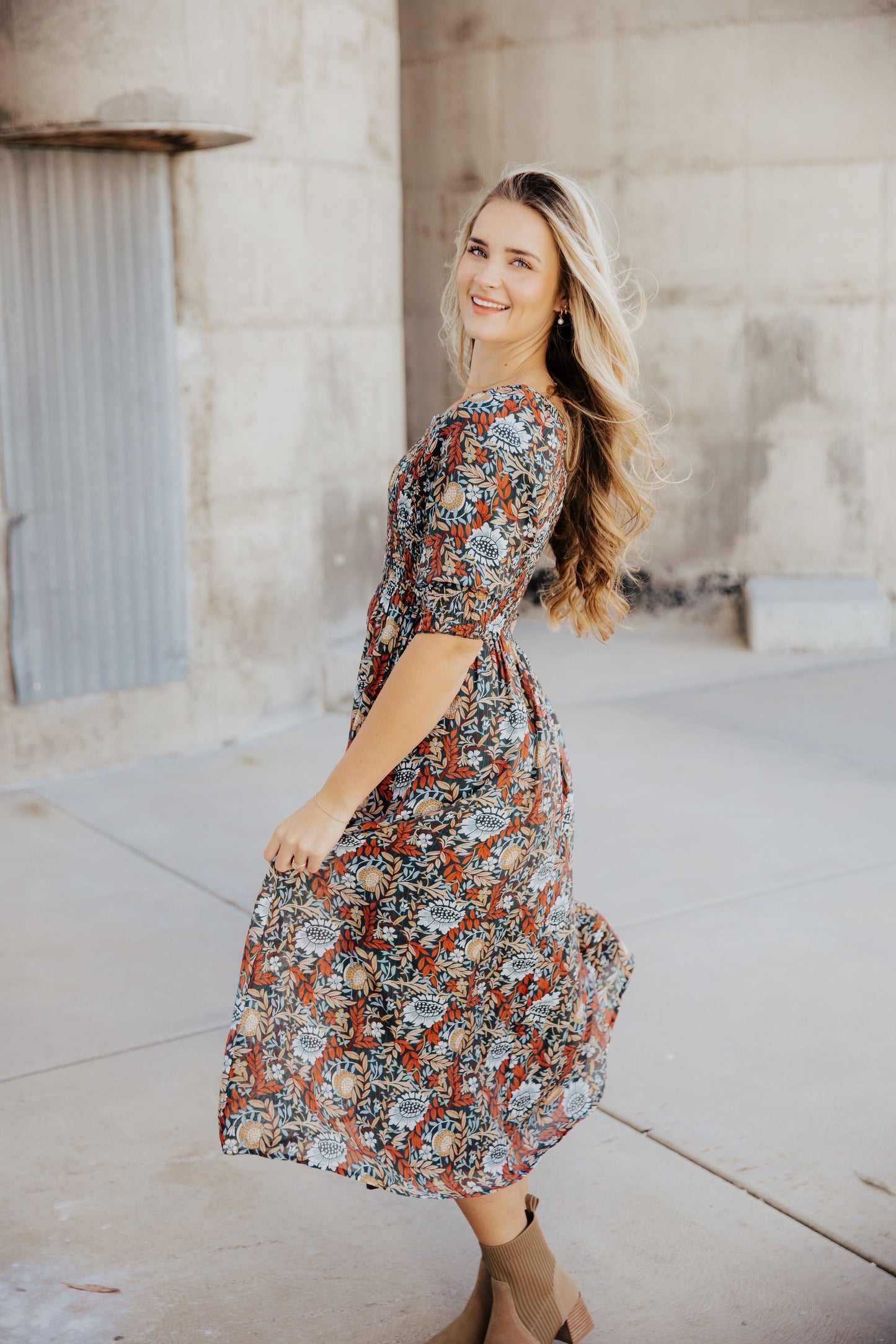 Pepper Dress in Rustic Harvest- Misses, Plus, and Extended Plus (S-4X)