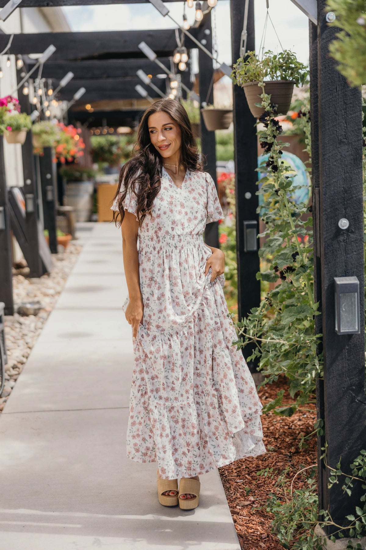 Eden Dress in Wildberry Stitch- Misses and Plus (XS,S,XL,2X)