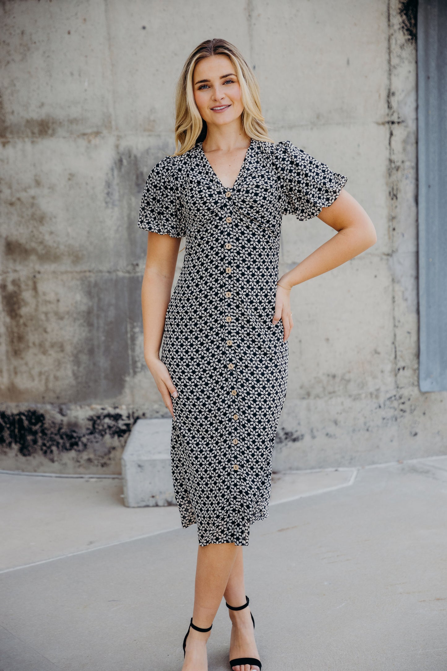 Wanda Dress in Vintage Petal- Misses, Plus, and Extended Plus (XS-4X)