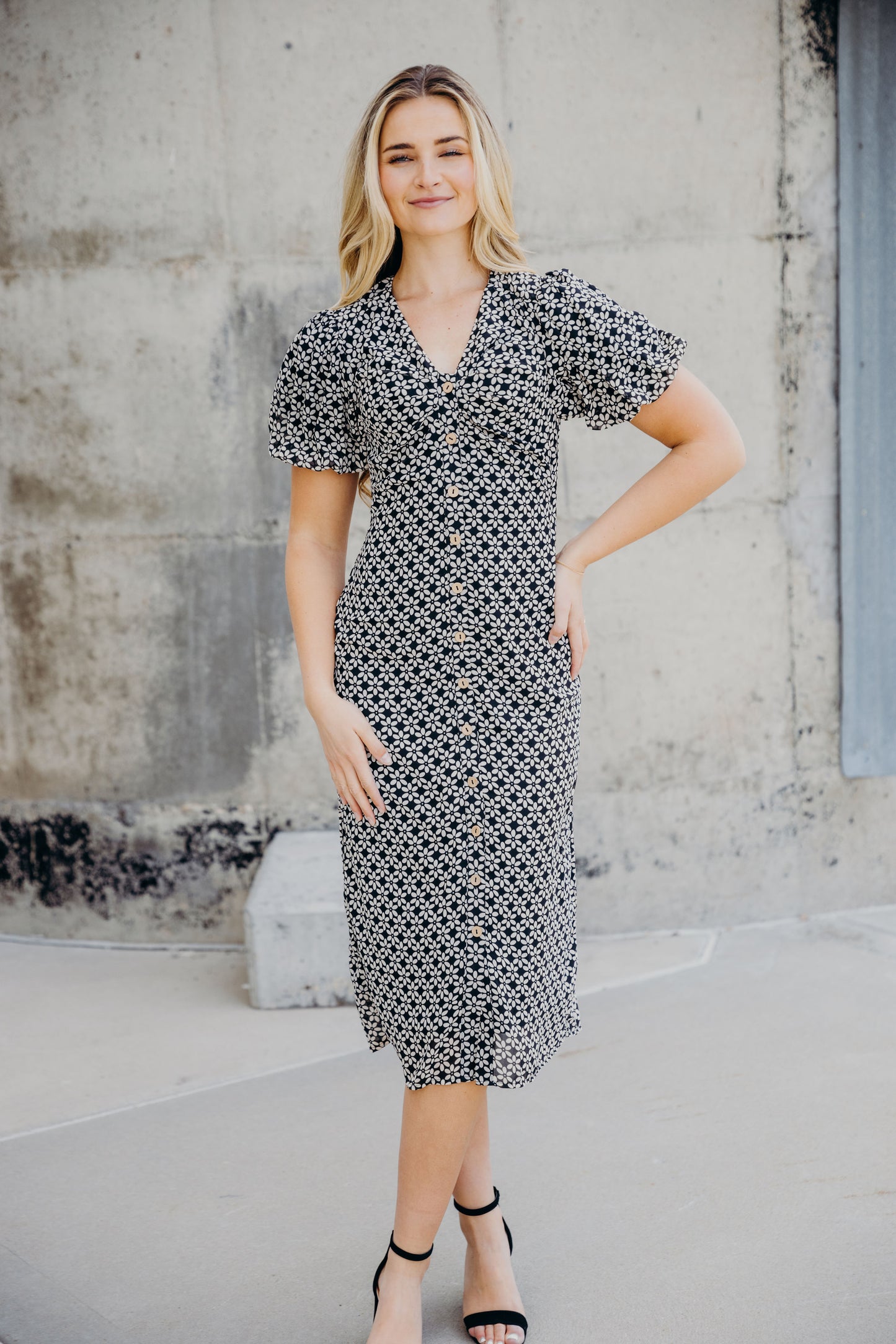 Wanda Dress in Vintage Petal- Misses, Plus, and Extended Plus (XS-4X)