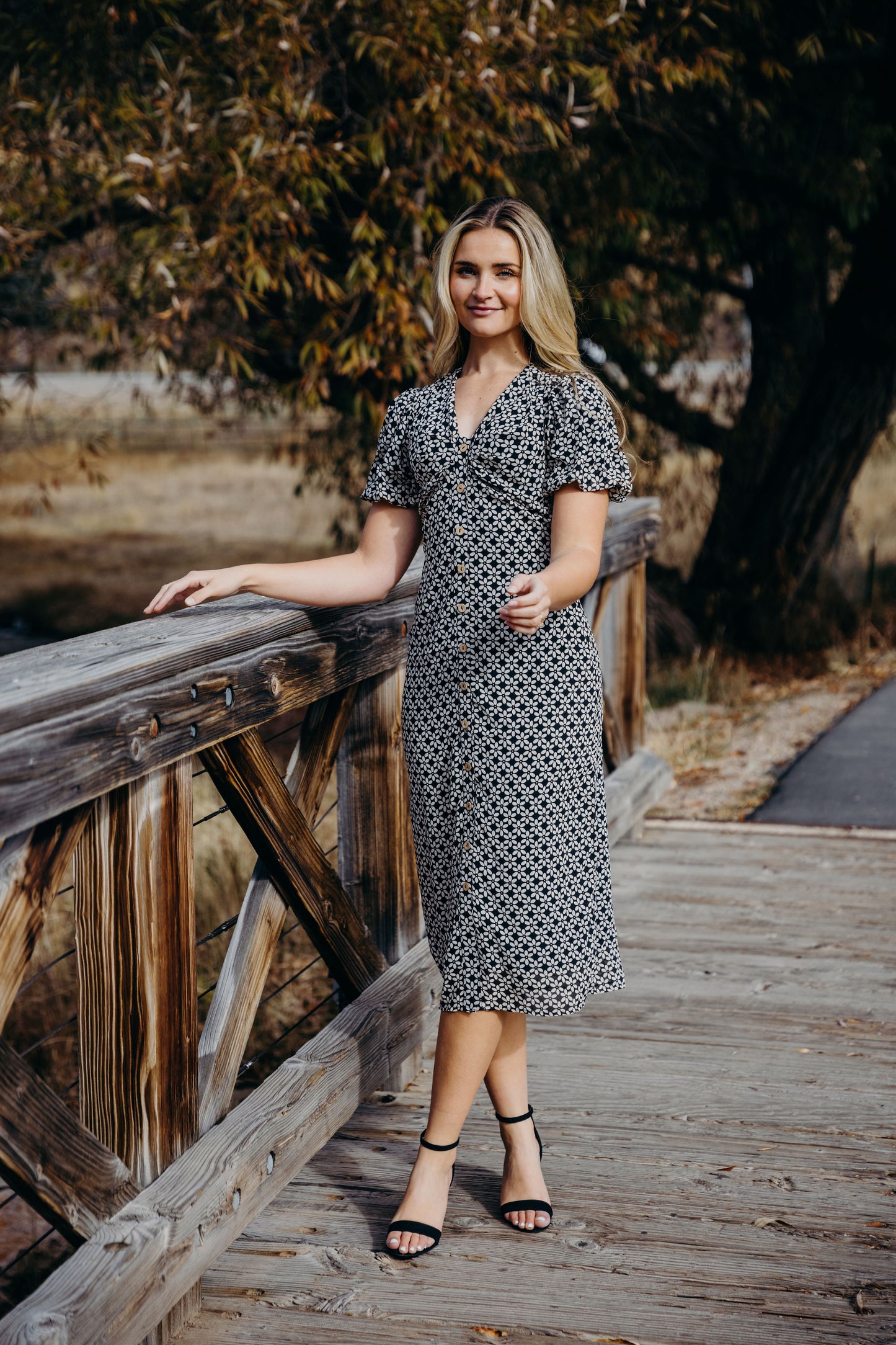 Wanda Dress in Vintage Petal- Misses, Plus, and Extended Plus (XS-4X)